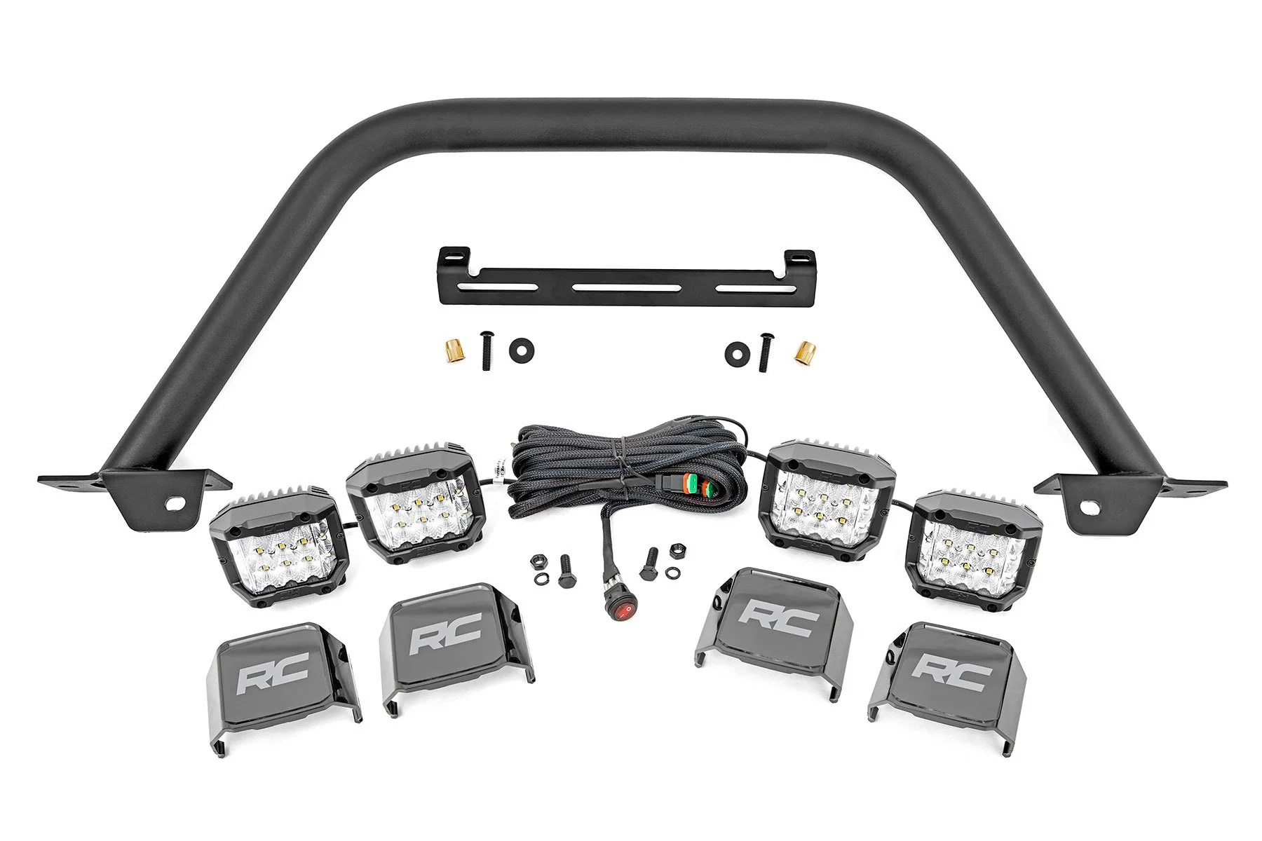 Safari Bar 3" OS Ram Quad Wide OE Modular Steel Ford Bronco 51115