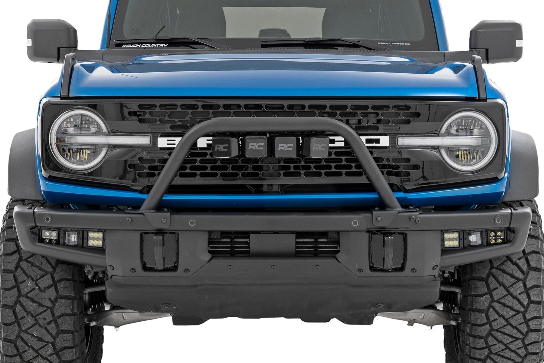 Safari Bar 3" OS Ram Quad Wide OE Modular Steel Ford Bronco 51115 - Image 3