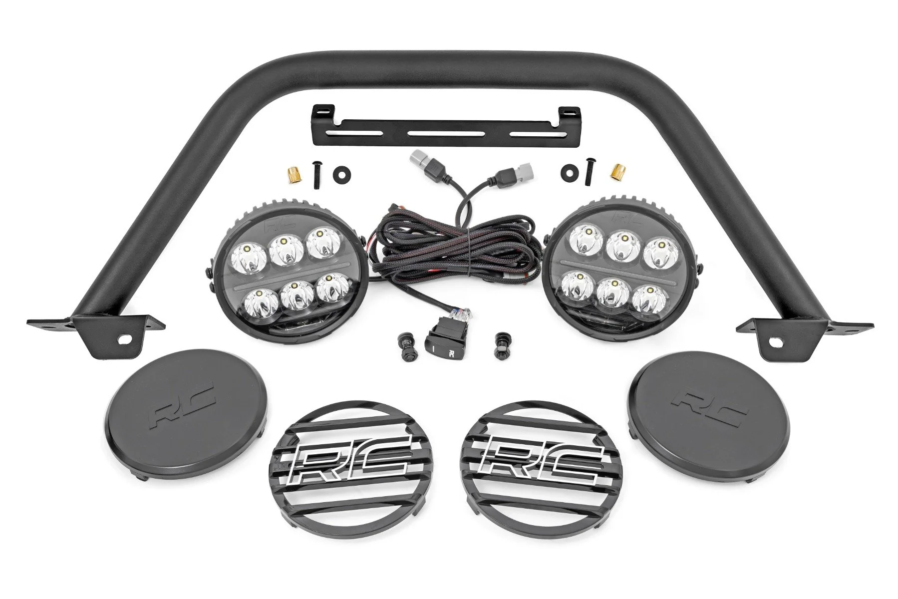 Safari Bar 6.5 In Round LED OE Modular Steel Ford Bronco 21-23 51113