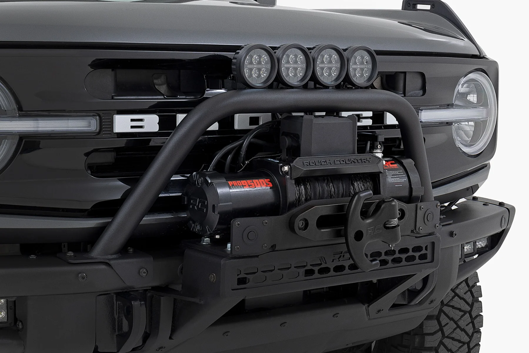 Safari Bar 6.5 In Round LED OE Modular Steel Ford Bronco 21-23 51113 - Image 2