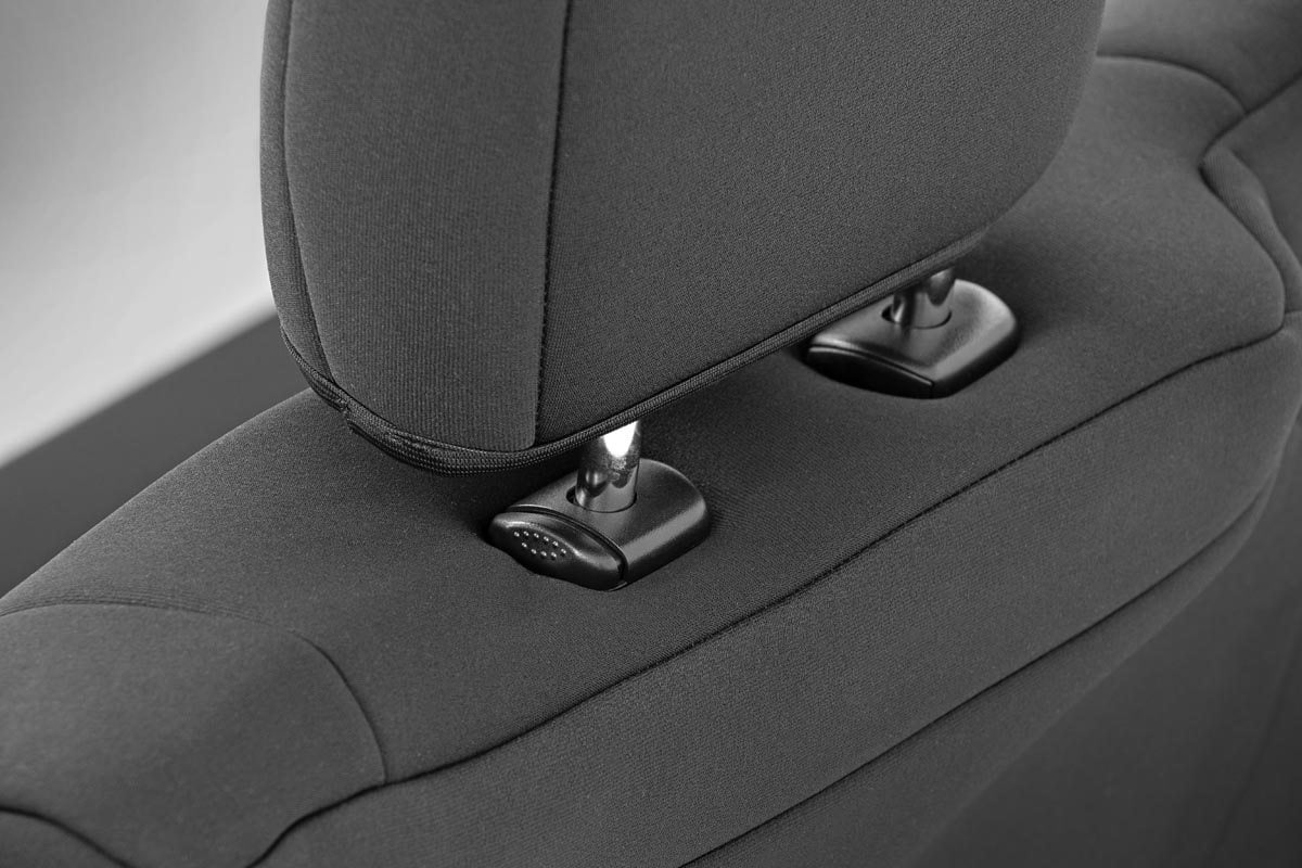 Rough Country Seat Covers FR & RR Bench for Ford F150/Lightning/F250/F350 15-23 91067 - Image 3