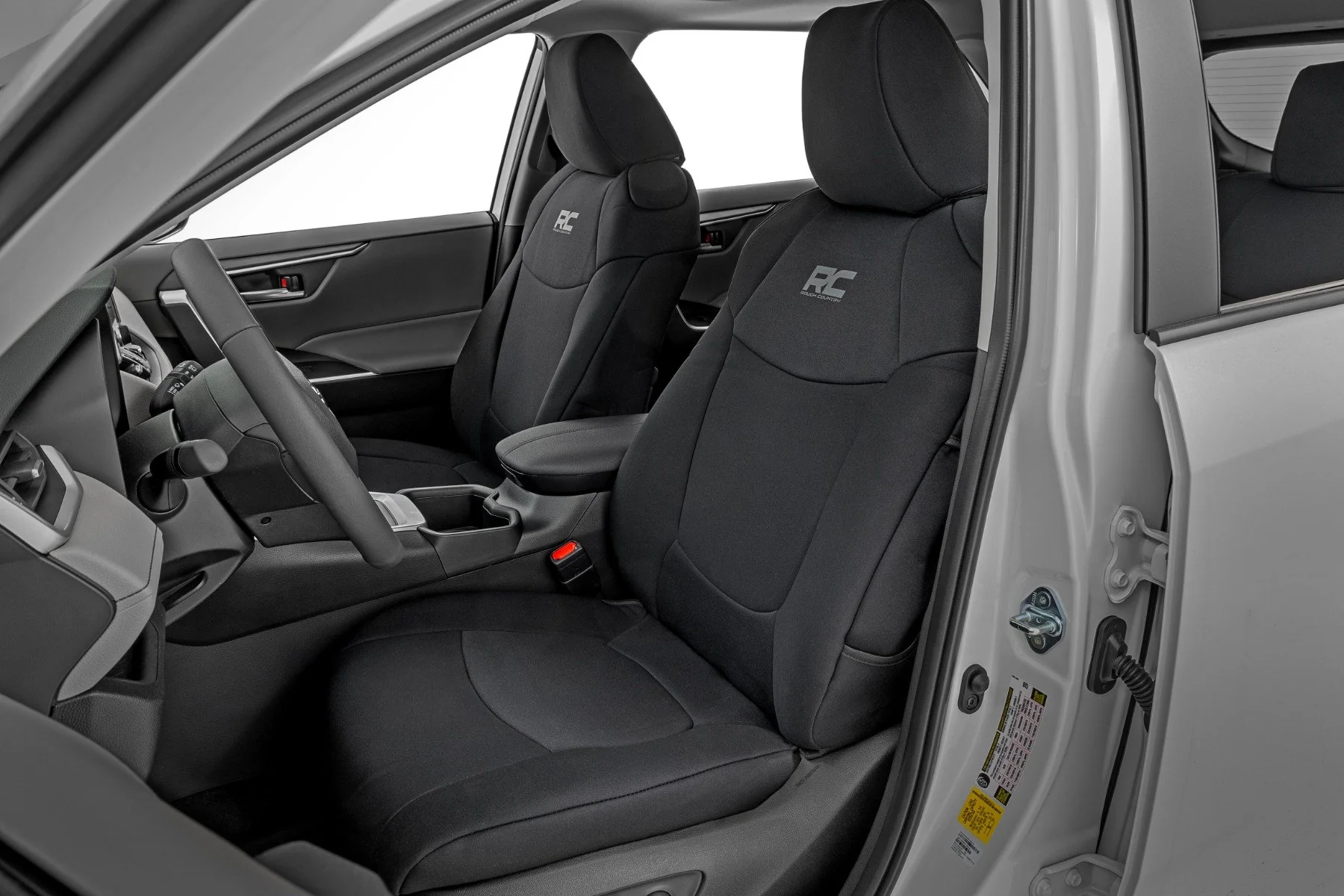 Rough Country Seat Covers | Front & Rear | for Toyota Rav4 2WD/4WD (2019-2025) 91064