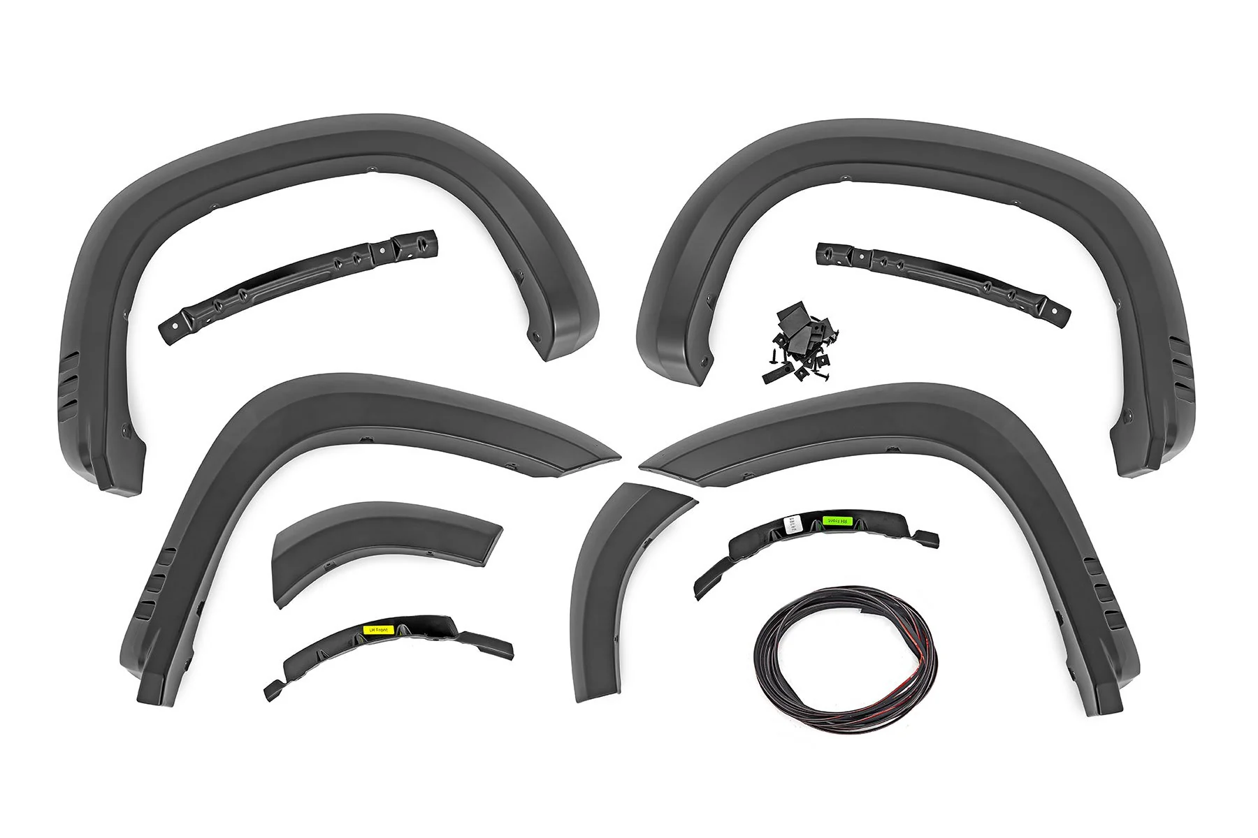 SF1 Fender Flare Chevy Silverado 1500 19-22 Black F-C319201A-GBA