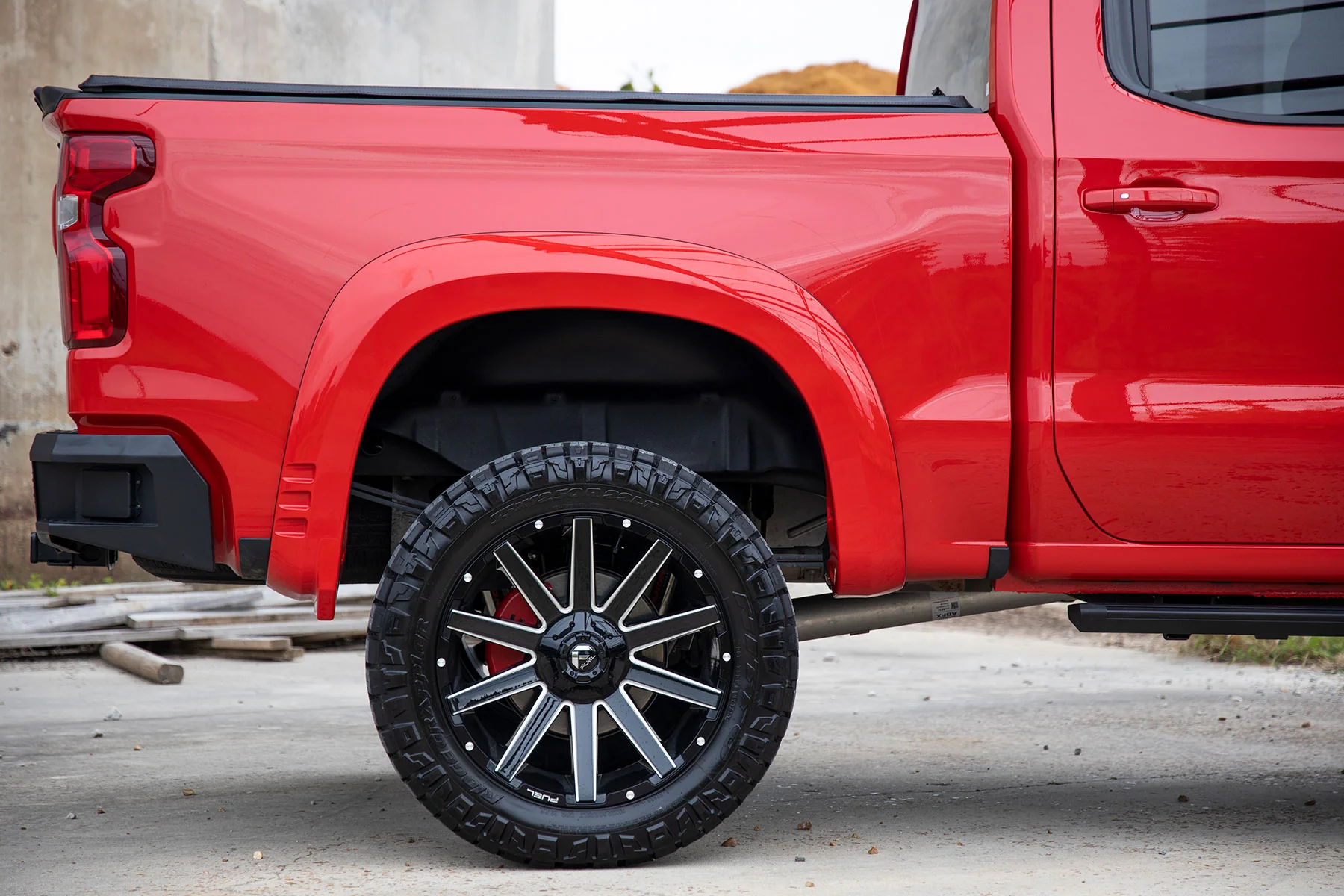 Rough Country SF1 Fender Flares Chevy Silverado 1500 19-25 GB8 Mosaic Black F-C319201A-GB8 - Image 6