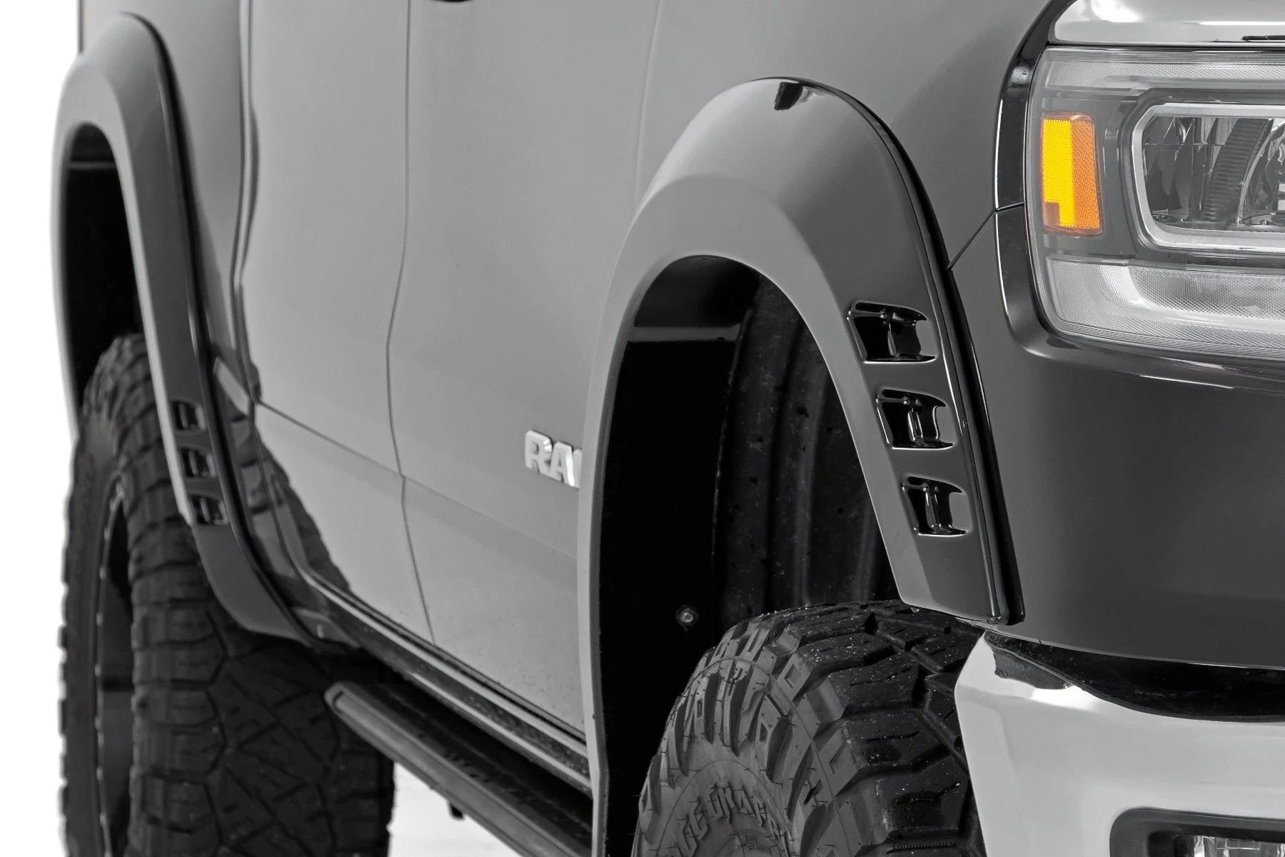 Rough Country SF1 Fender Flares White for Ram 1500 2WD/4wd 19-25 F-D319201-GW7 - Image 4