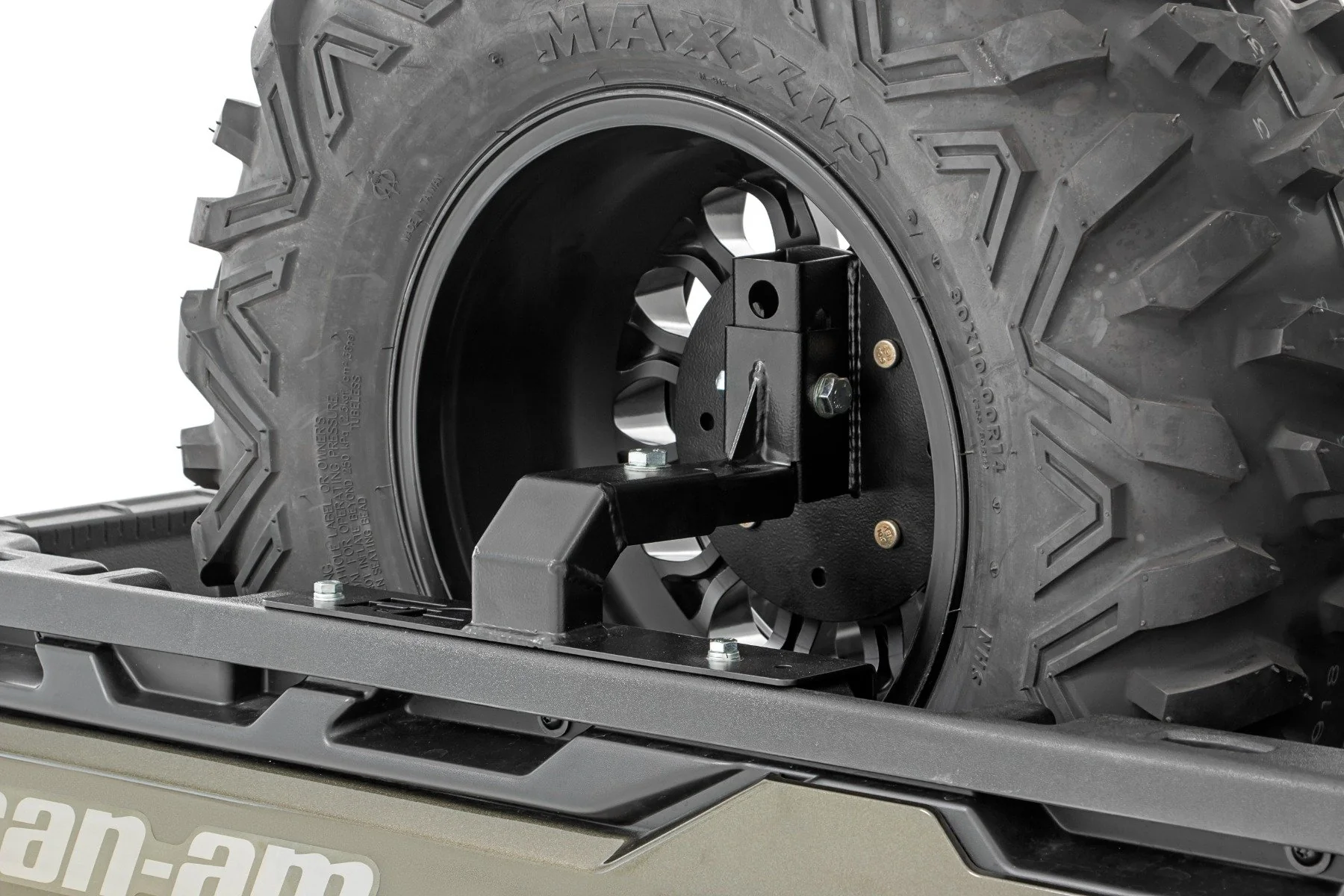 Side Mount Spare Tire Carrier Polaris Ranger/Can-Am Defender 93089 - Image 2