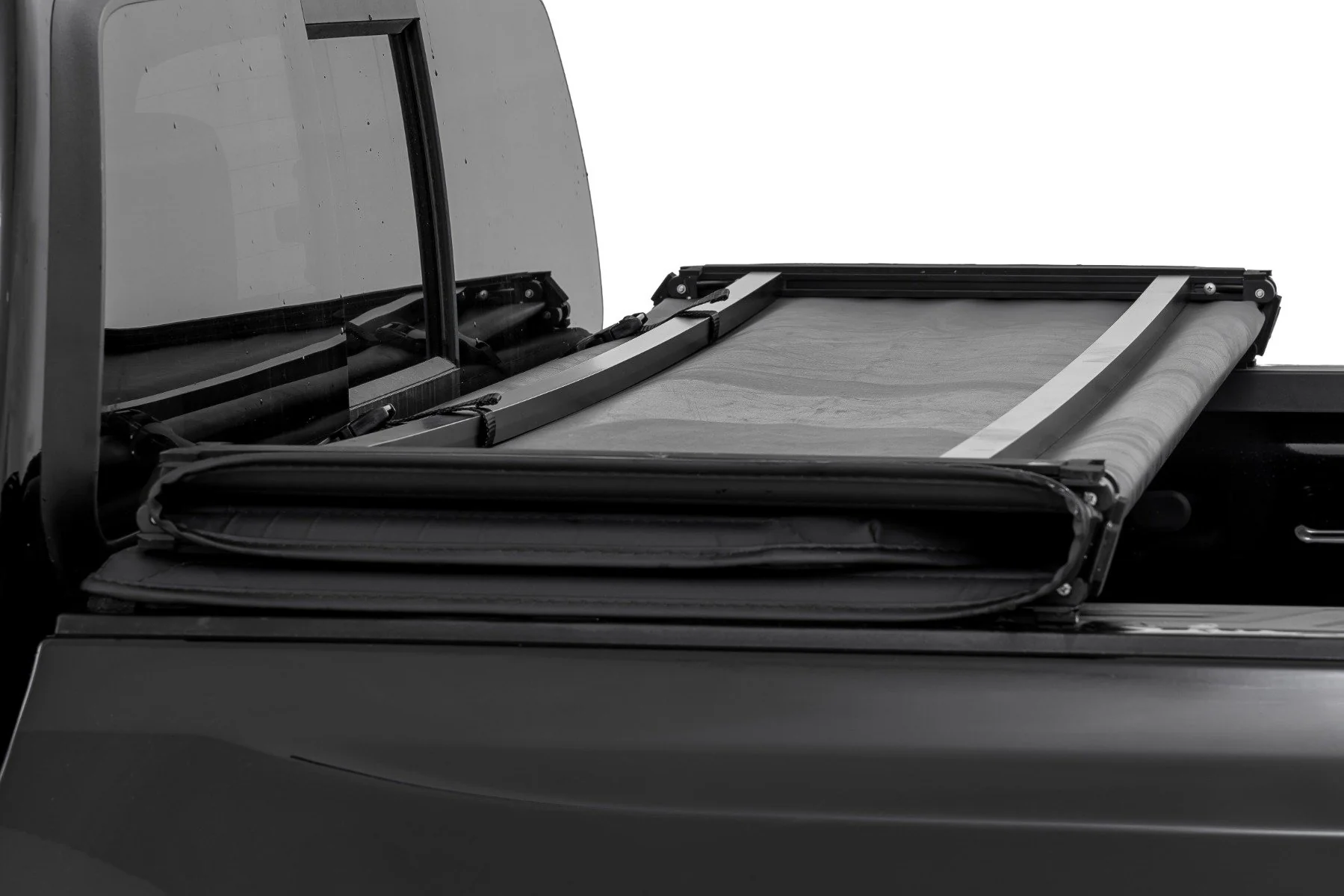 Rough Country Soft Tri-Fold Bed Cover | 5' Bed | Chevy/GMC Canyon/Colorado 2WD/4WD (23-26) 41215700A - Image 6