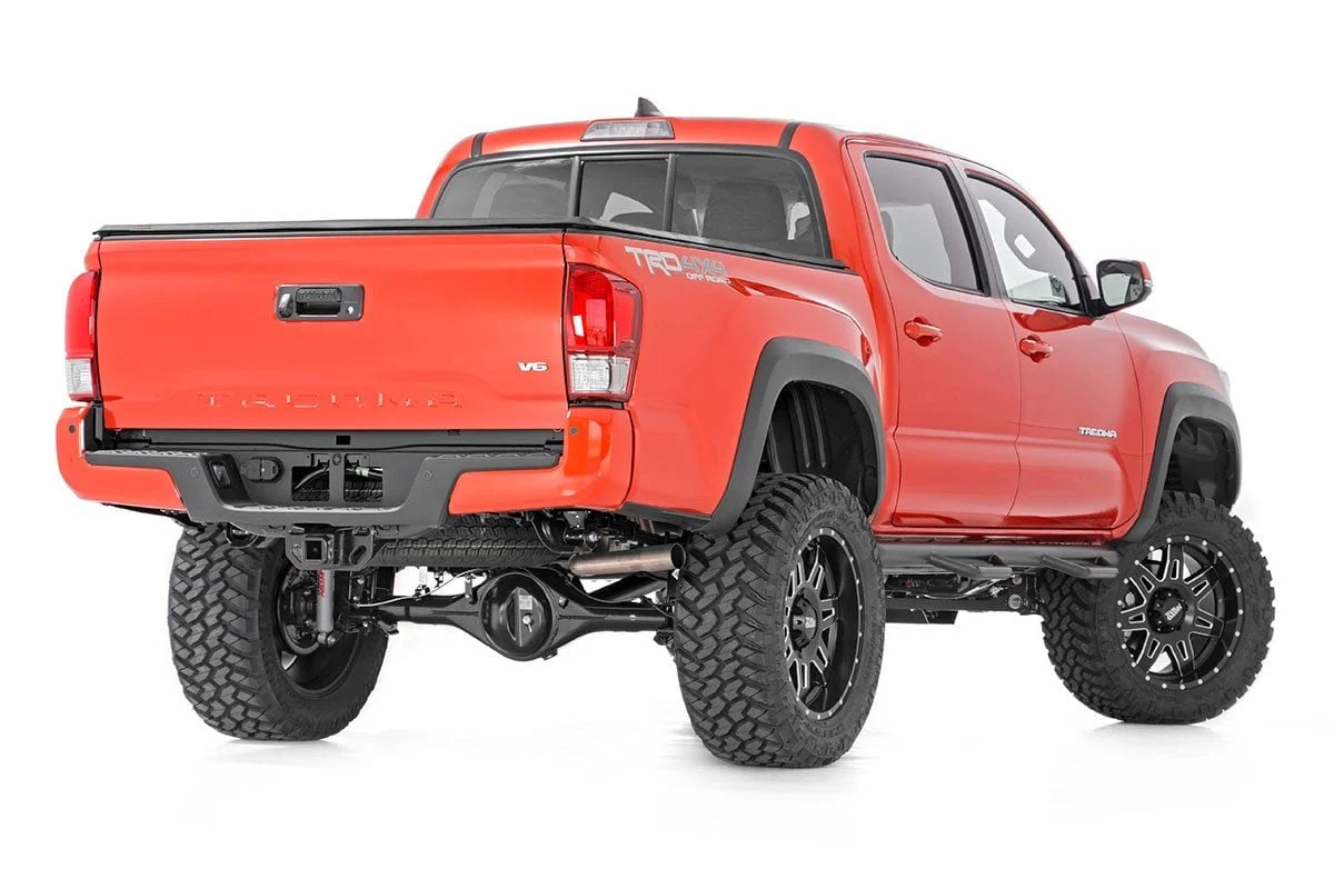 Rough Country Soft Tri-Fold Bed Cover | 5' Bed | Dbl Cab | for Toyota Tacoma 2WD/4WD (16-26) 41716501A - Image 2
