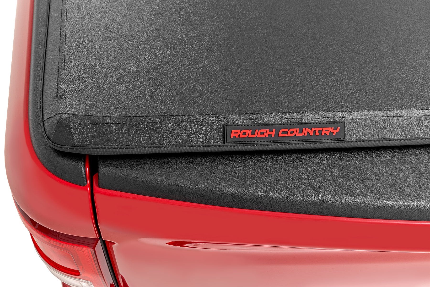 Rough Country Soft Tri-Fold Bed Cover | 6'4" Bed | for Ram 1500 (19-26)/1500 TRX (21-24) 41309650A - Image 6
