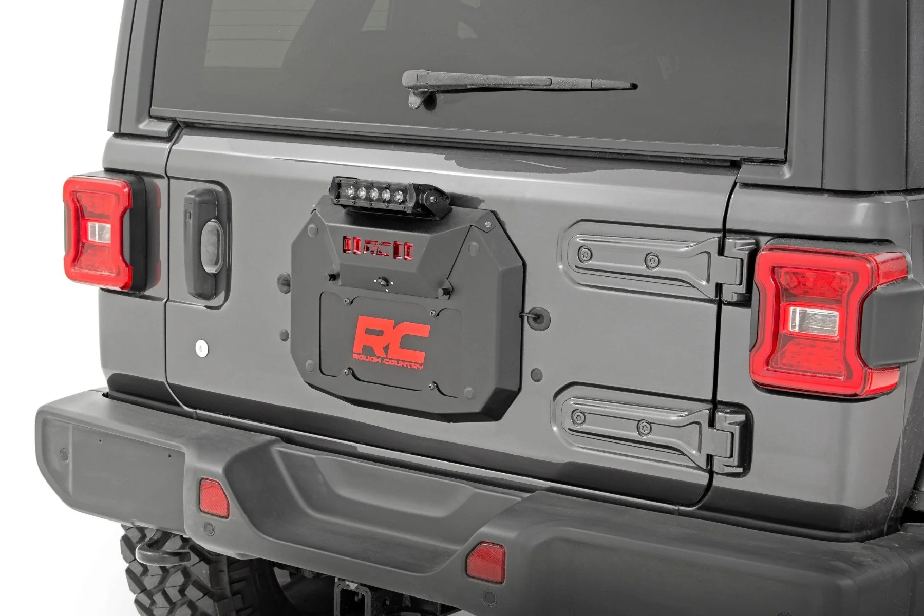 Spare Tire Removal Cover Kit fits Jeep 18-20 JL Wrangler 10560 - Image 2