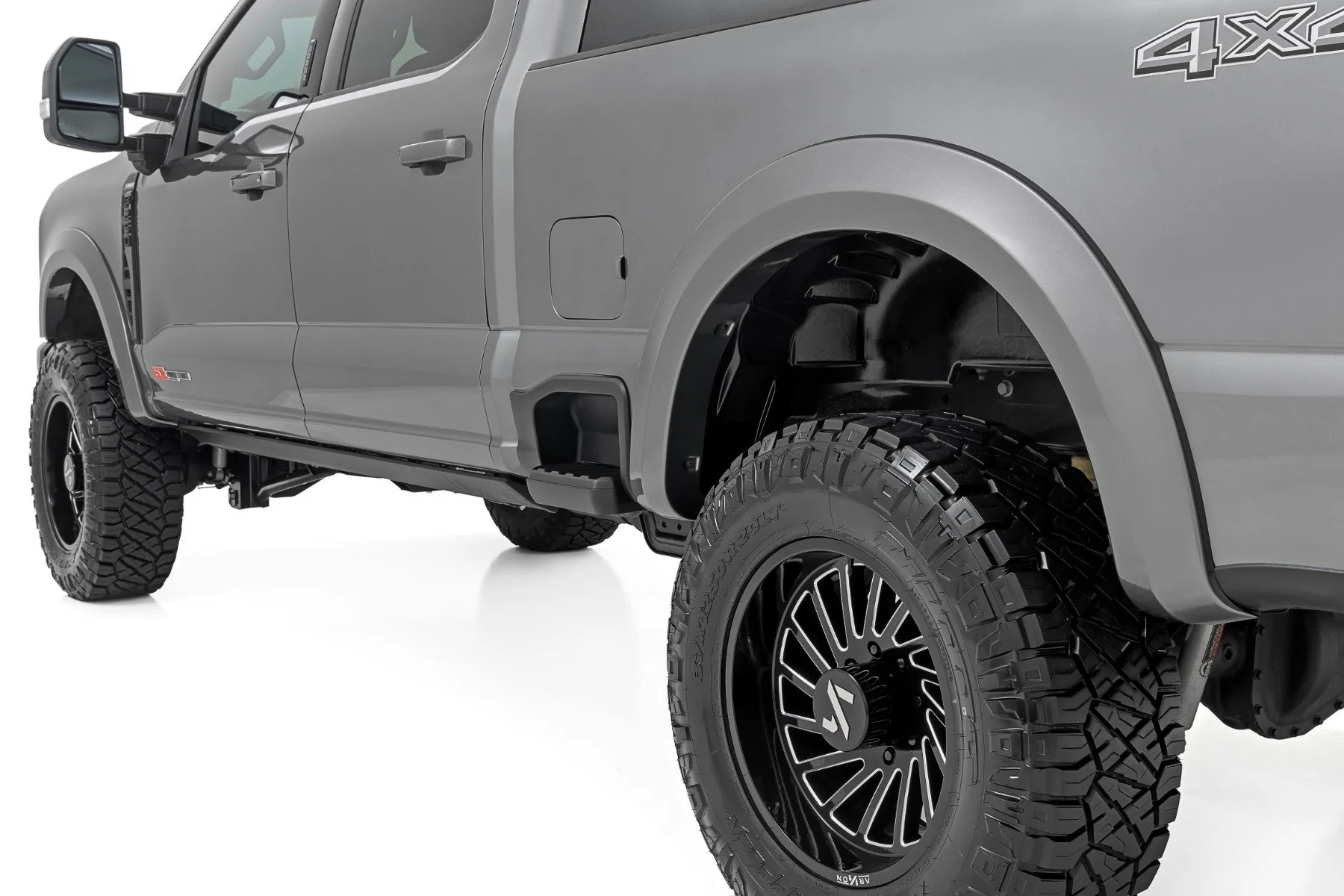 Rough Country Sport Fender Flares M7 Carbonized Gray for Ford F250/F350 23-25 S-F20231-M7 - Image 2