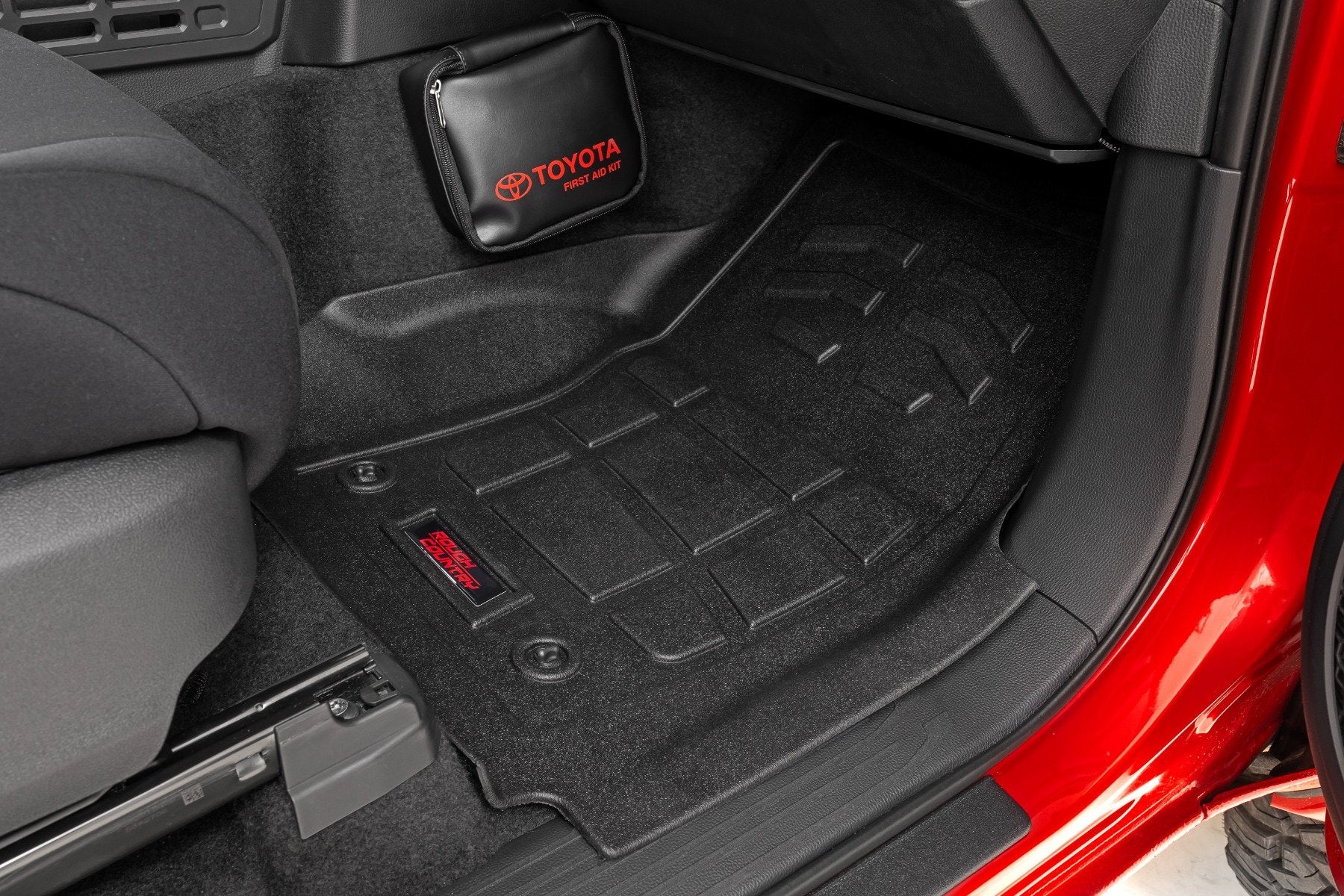 Rough Country Sure-Fit Floor Mats | Front | Double Cab | for Toyota Tacoma 2024 SM71223 - Image 3