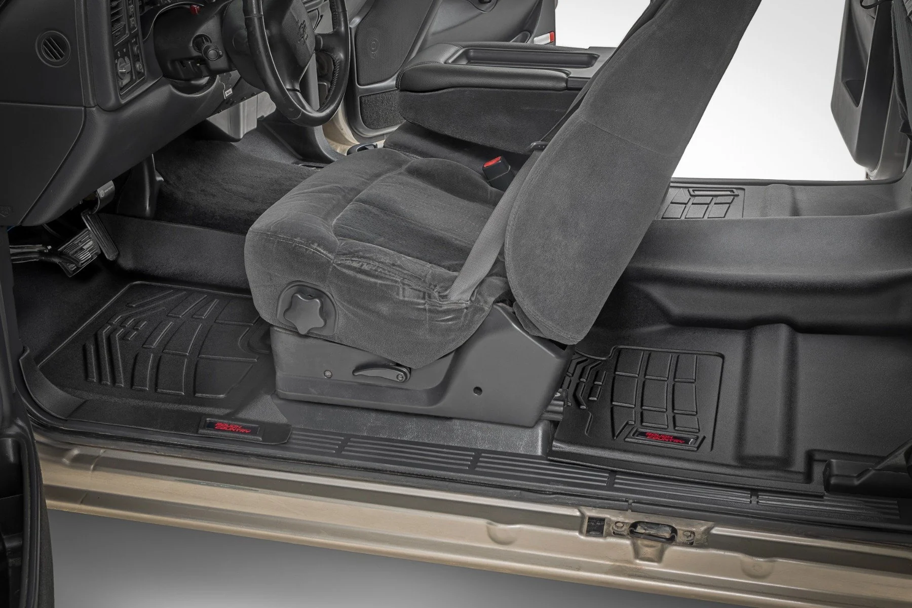 Rough Country SureFit Floor Mats FR & RR Chevy/GMC 1500 99-06 & Classic SM29912A - Image 4