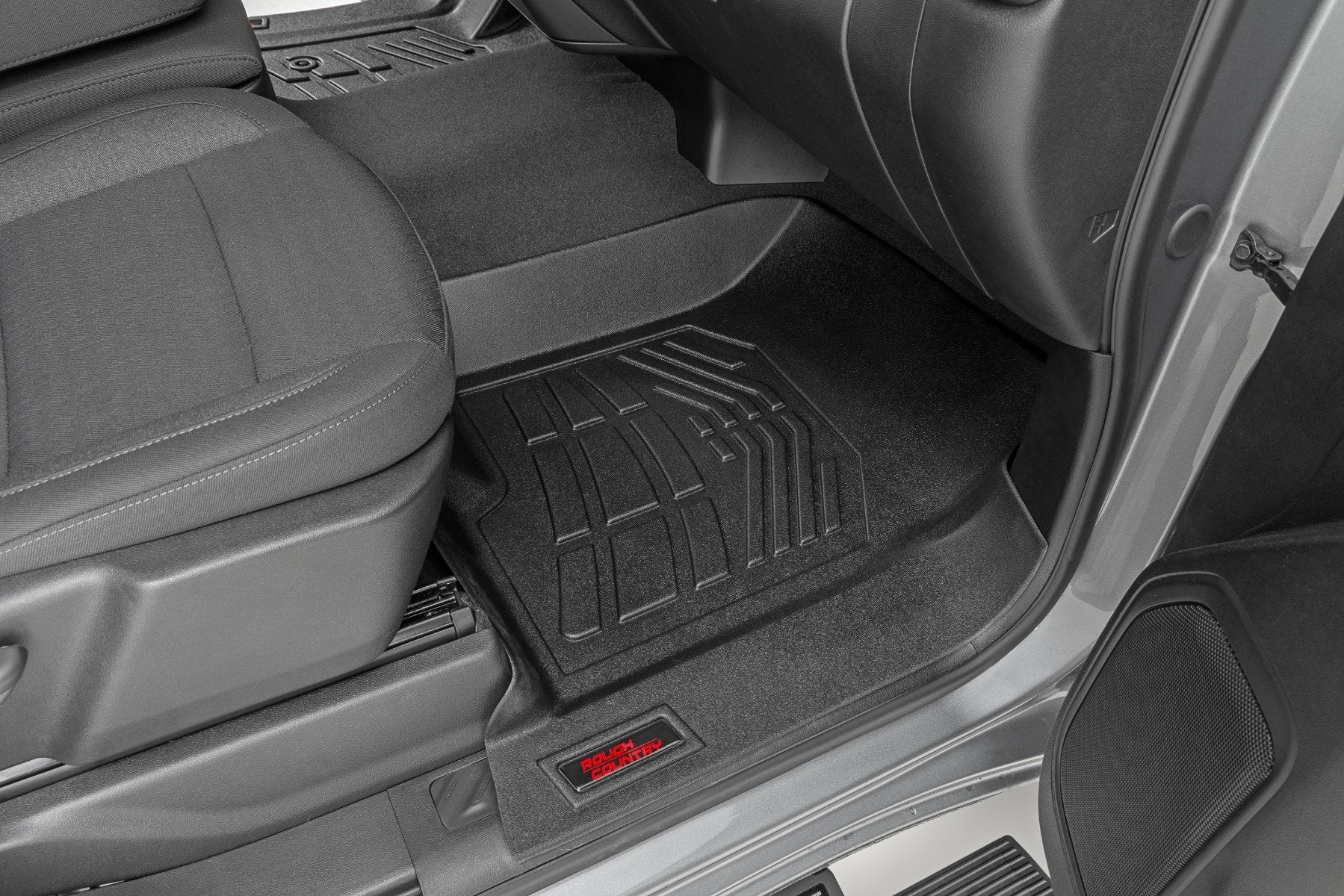Rough Country SureFit Floor Mats Front Chevy/GMC 1500/2500HD/3500HD 19-25 SM2161 - Image 5