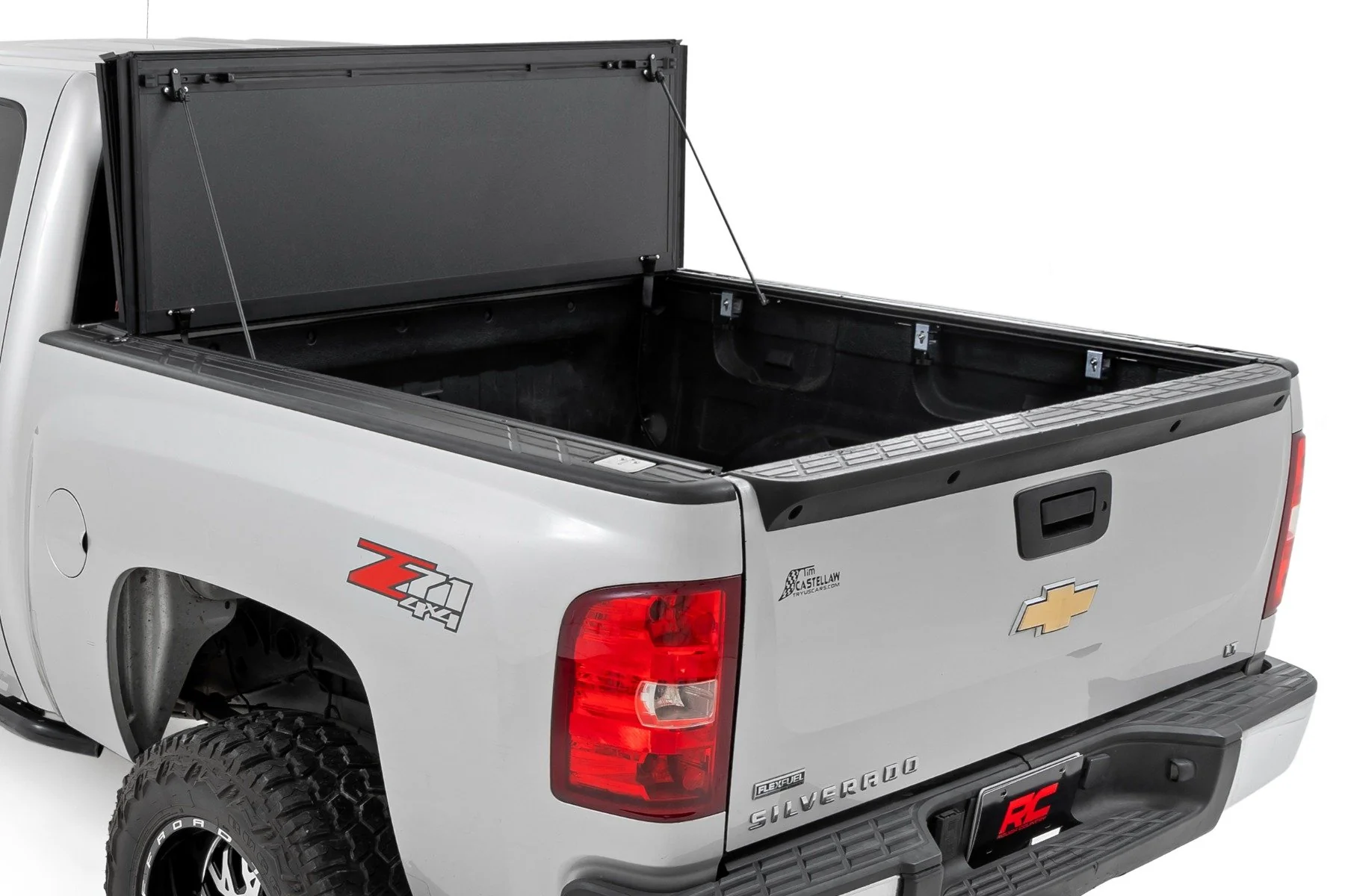 Tri-Fold Flip Bed Cover Tonneau 5'9" Bed Chevy/GMC 1500 07-14 49113551 - Image 2