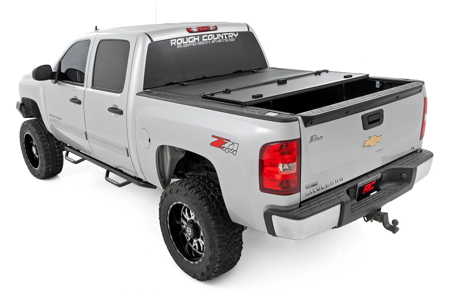 Tri-Fold Flip Bed Cover Tonneau 5'9" Bed Chevy/GMC 1500 07-14 49113551 - Image 4
