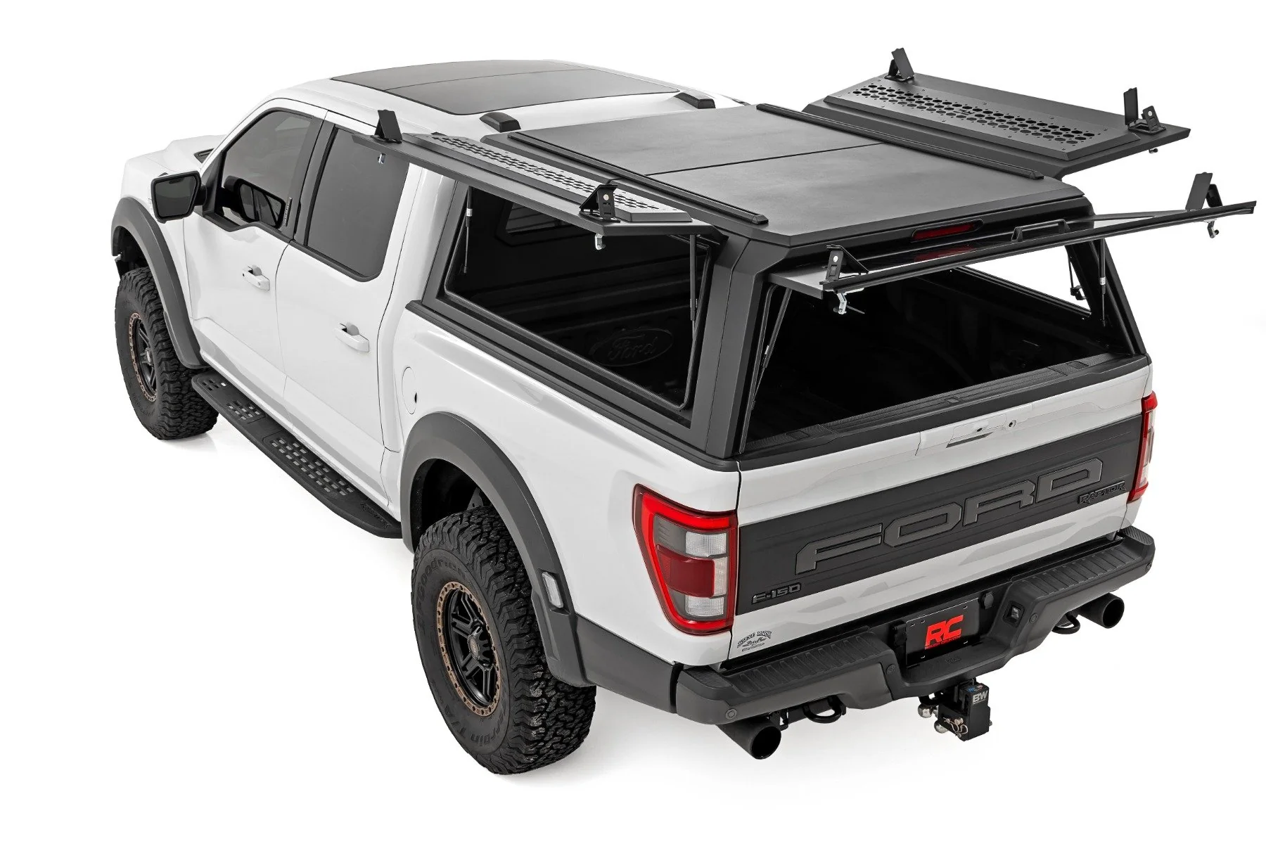 Rough Country Truck Bed Cap | Modular | 5'7" Bed | for Ford F-150 2021-2025 73400 - Image 5