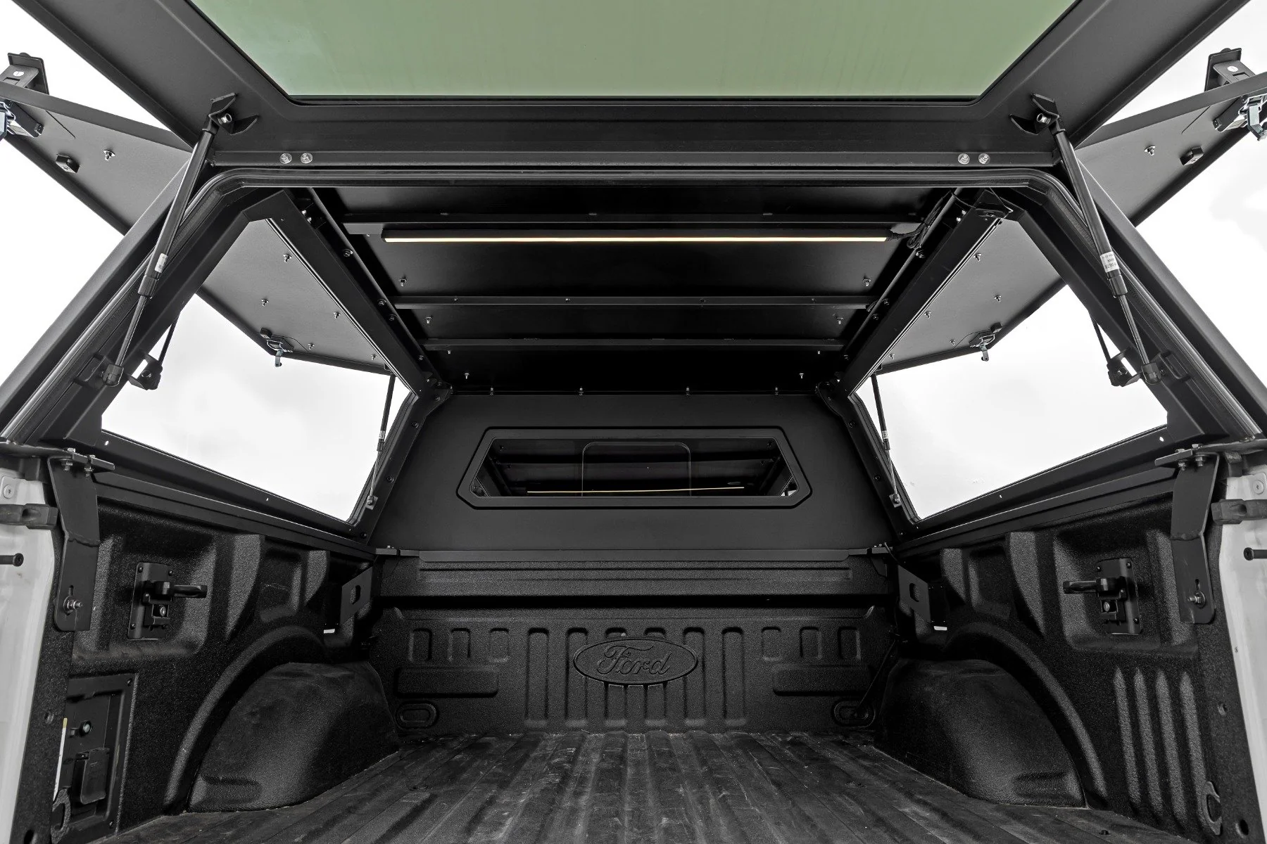 Rough Country Truck Bed Cap | Modular | 5'7" Bed | for Ford F-150 2021-2025 73400 - Image 6