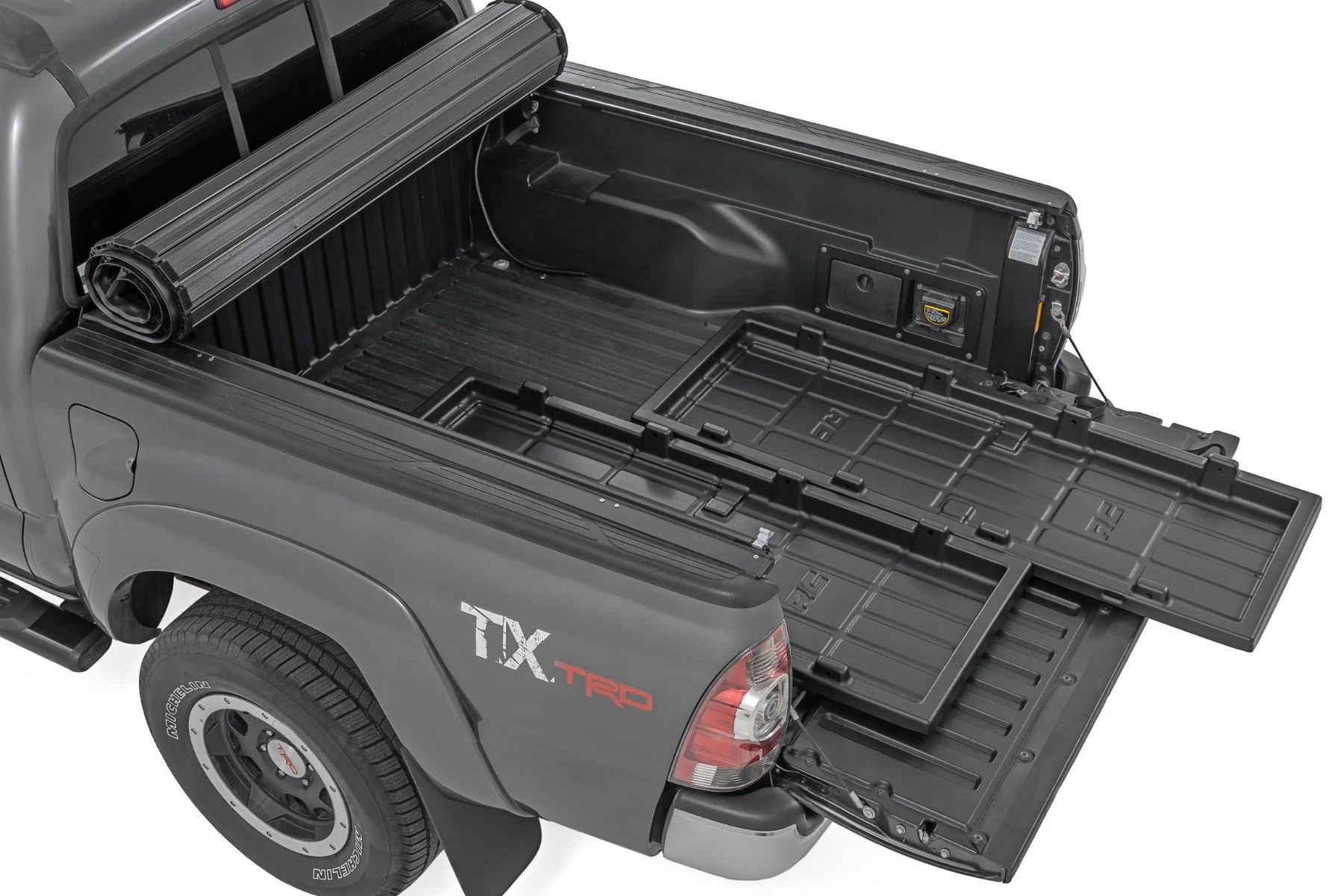 Rough Country Truck Bed Cargo Storage Tray | Easy Access | Fits Mid-Sized Trucks 10210