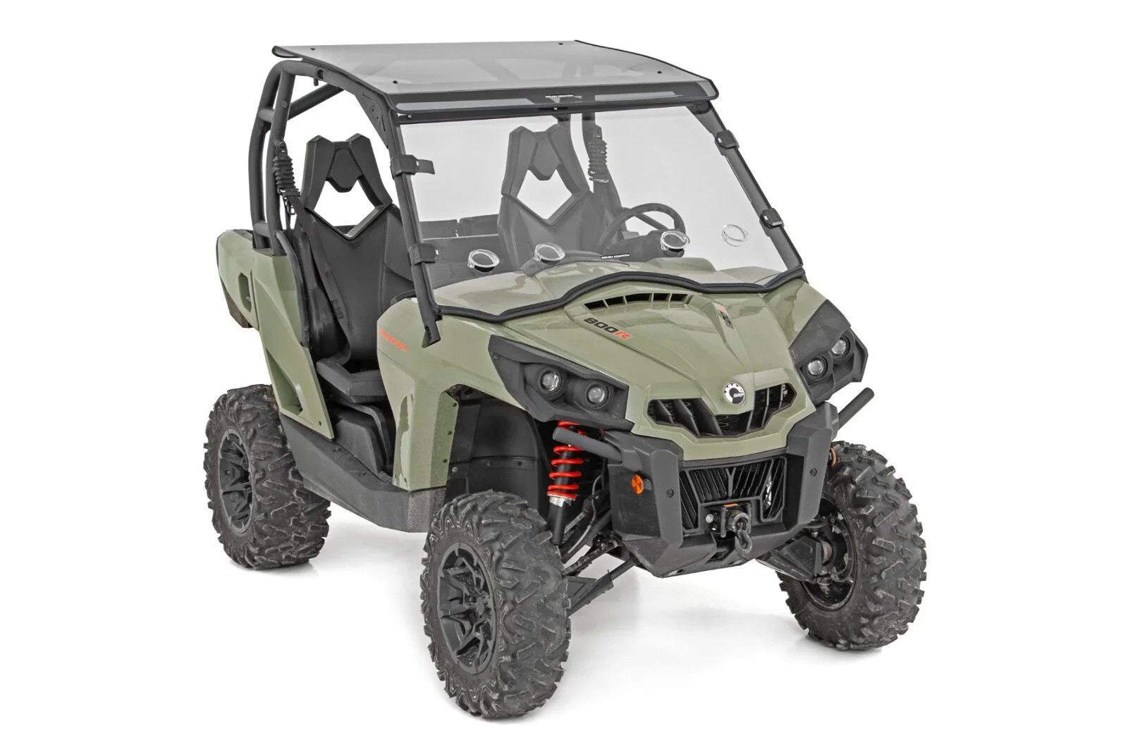 Rough Country Vented Full Windshield Scratch Resistant CanAm Commander Max 1000 98212030 - Image 3