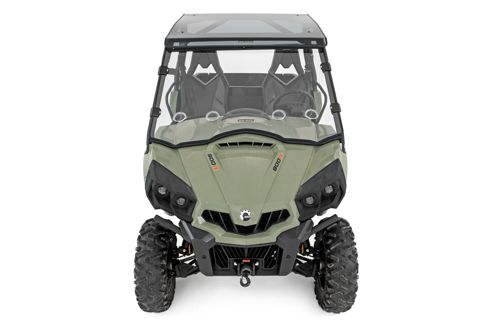 Rough Country Vented Full Windshield Scratch Resistant CanAm Commander Max 1000 98212030 - Image 4