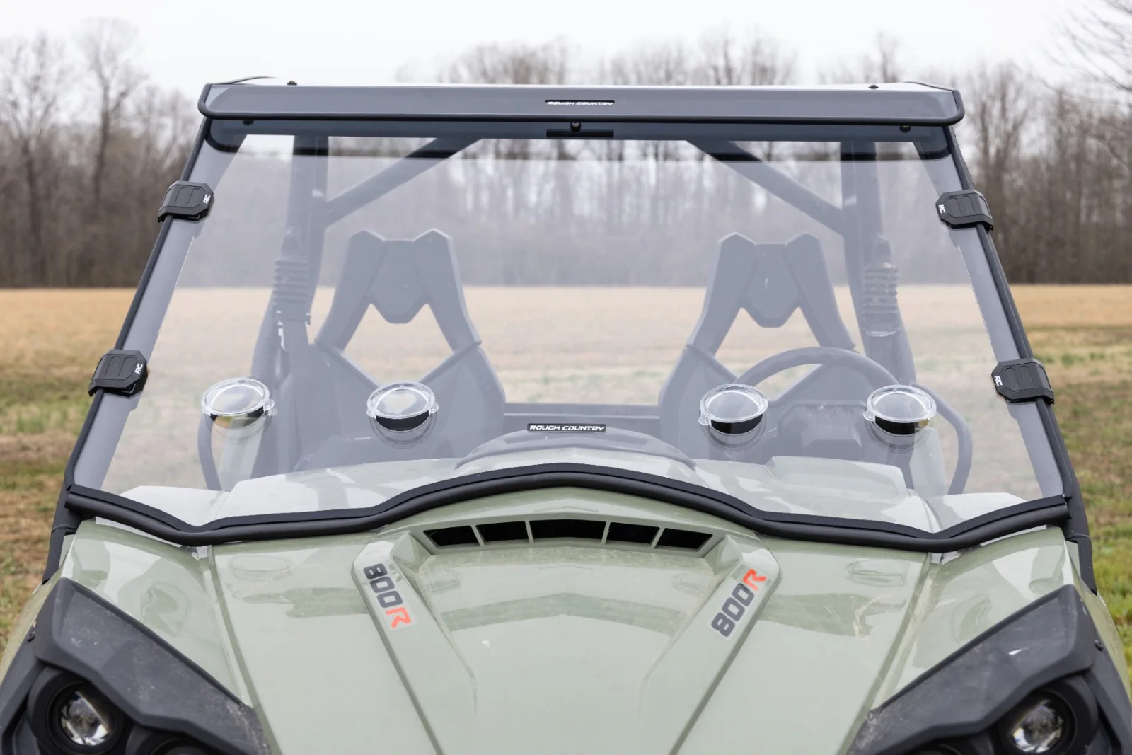 Rough Country Vented Full Windshield Scratch Resistant CanAm Commander Max 1000 98212030 - Image 6