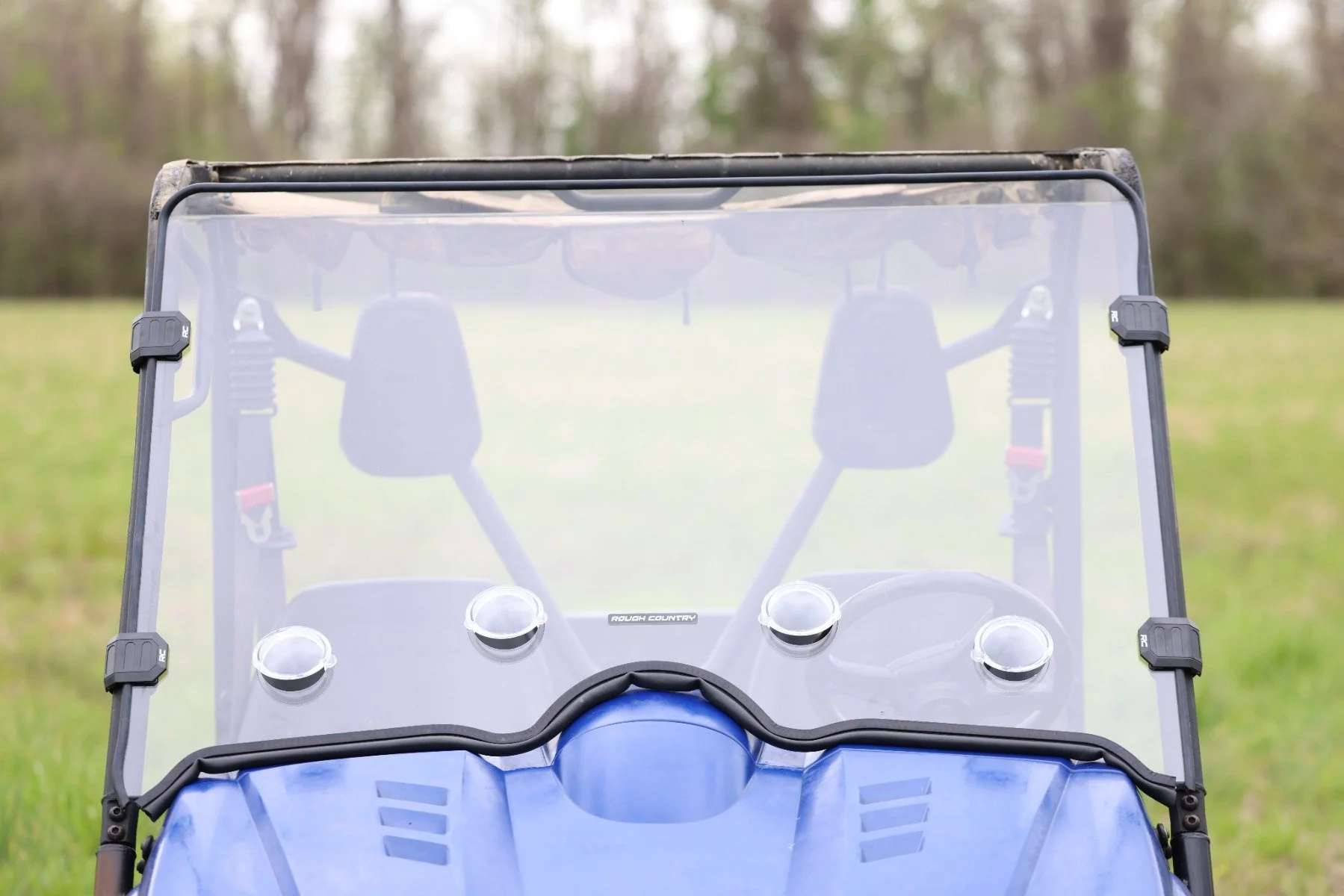 Vented Full Windshield Scratch Resistant Yamaha Rhino 04-12 98241240 - Image 5