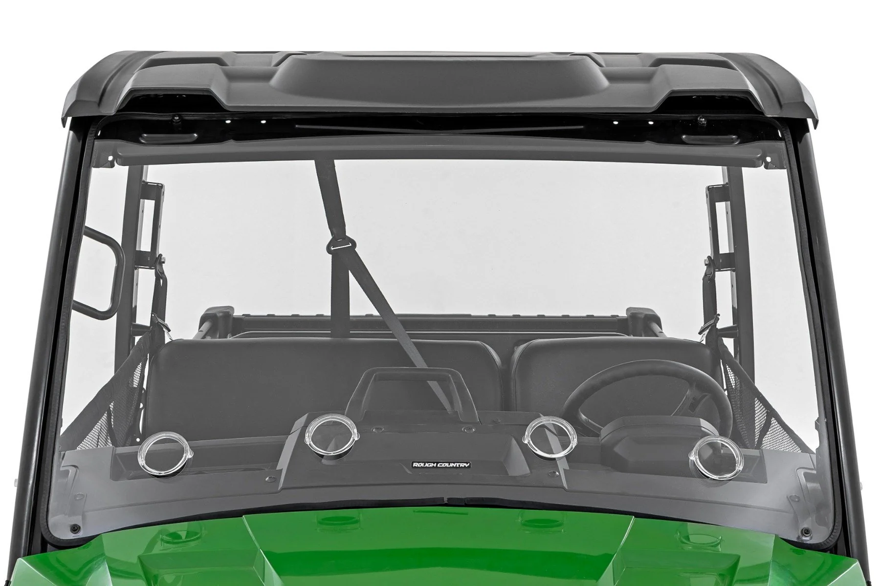 Rough Country Vented Full Windshield | Scratch Resistant | John Deere Gator XUV 835E 98222275