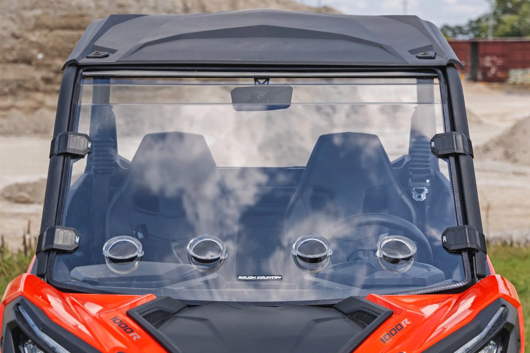 Rough Country Vented Windshield Scratch Resistant Can-Am Maverick Sport 1000R 98201930 - Image 6
