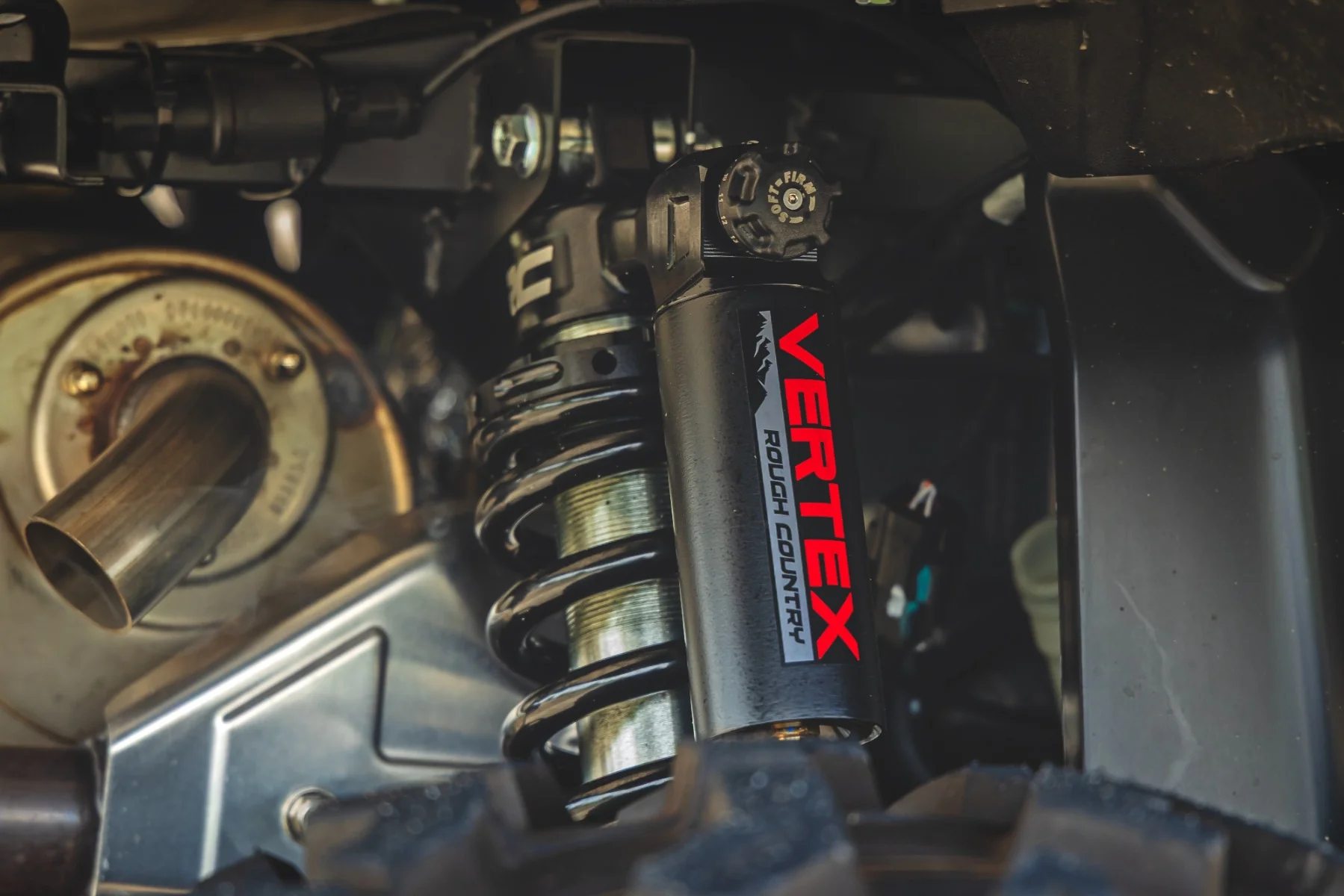 Rough Country Vertex Rear Coil Over Shocks Adjustable CFMOTO UFORCE 1000/1000XL 789016 - Image 4
