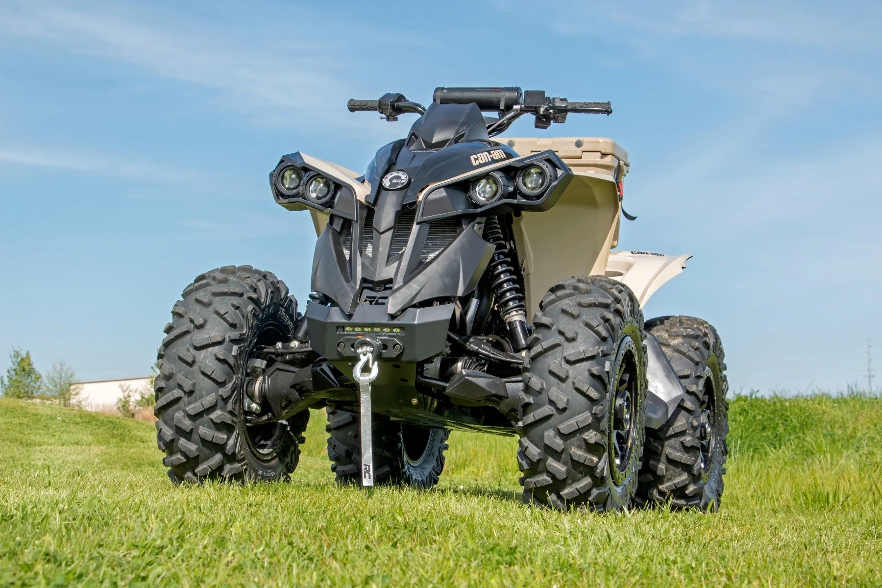 Winch Bumper 4500-Lb Winch Black LED 6" Can-Am Renegade 12-19 97071 - Image 6