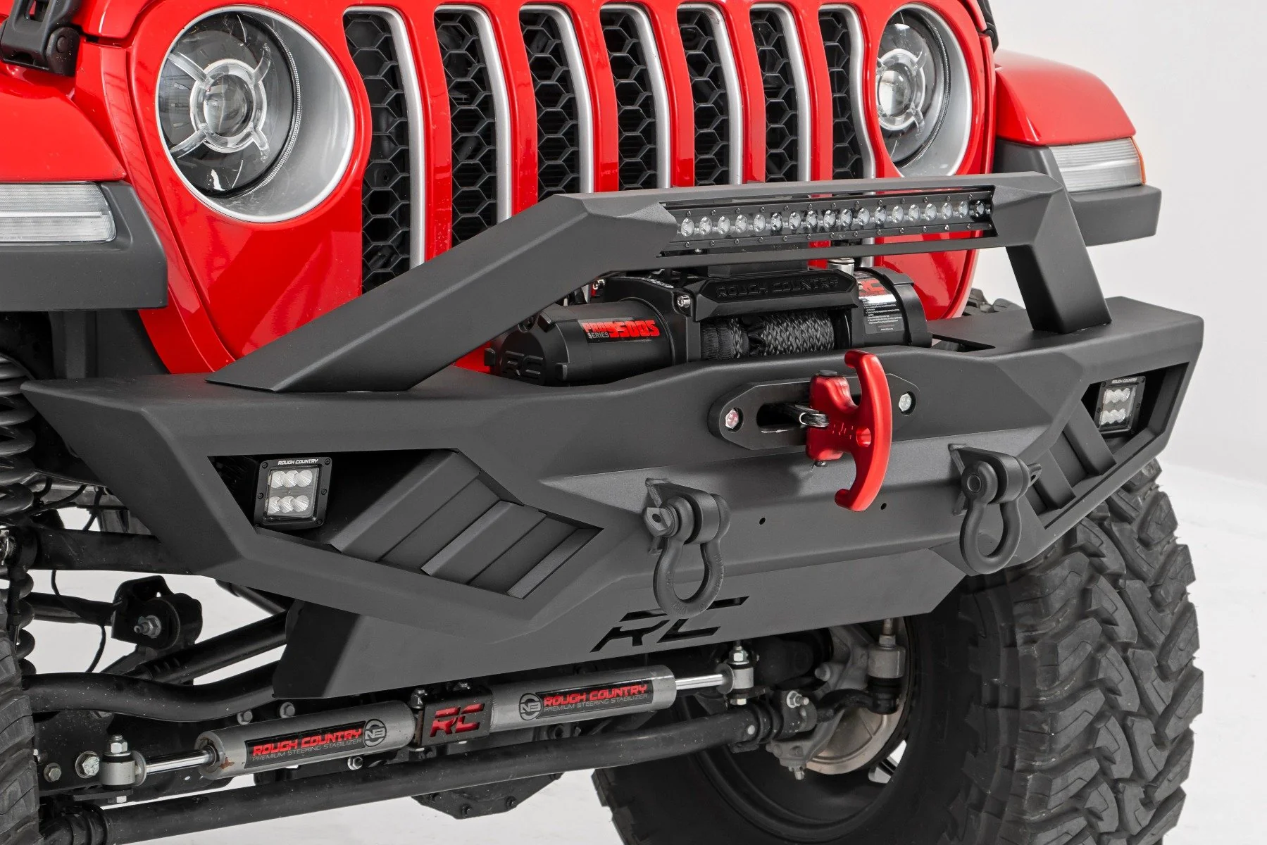 Rough Country Winch Cleat Red RS175R - Image 2