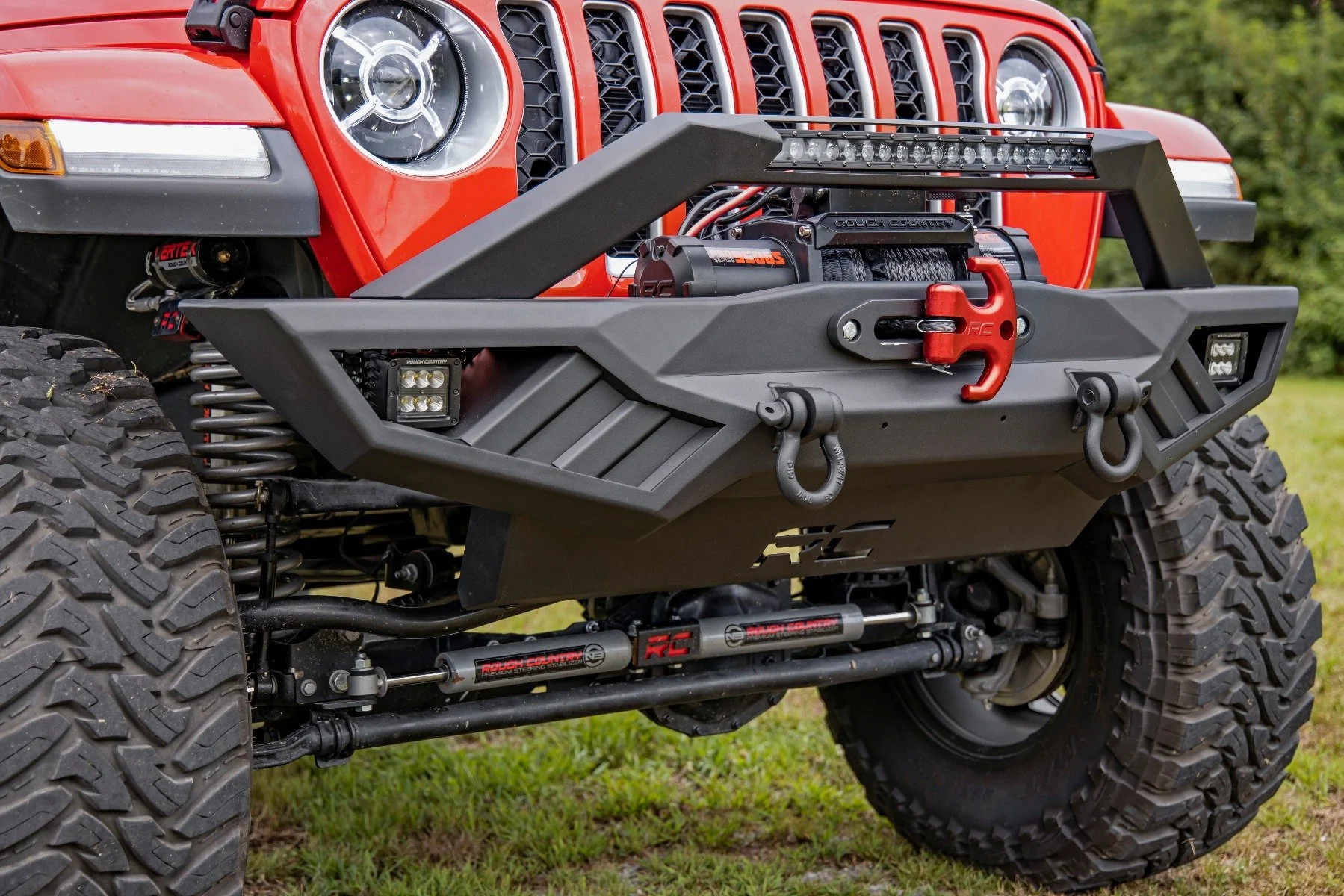 Rough Country Winch Cleat Red RS175R - Image 4