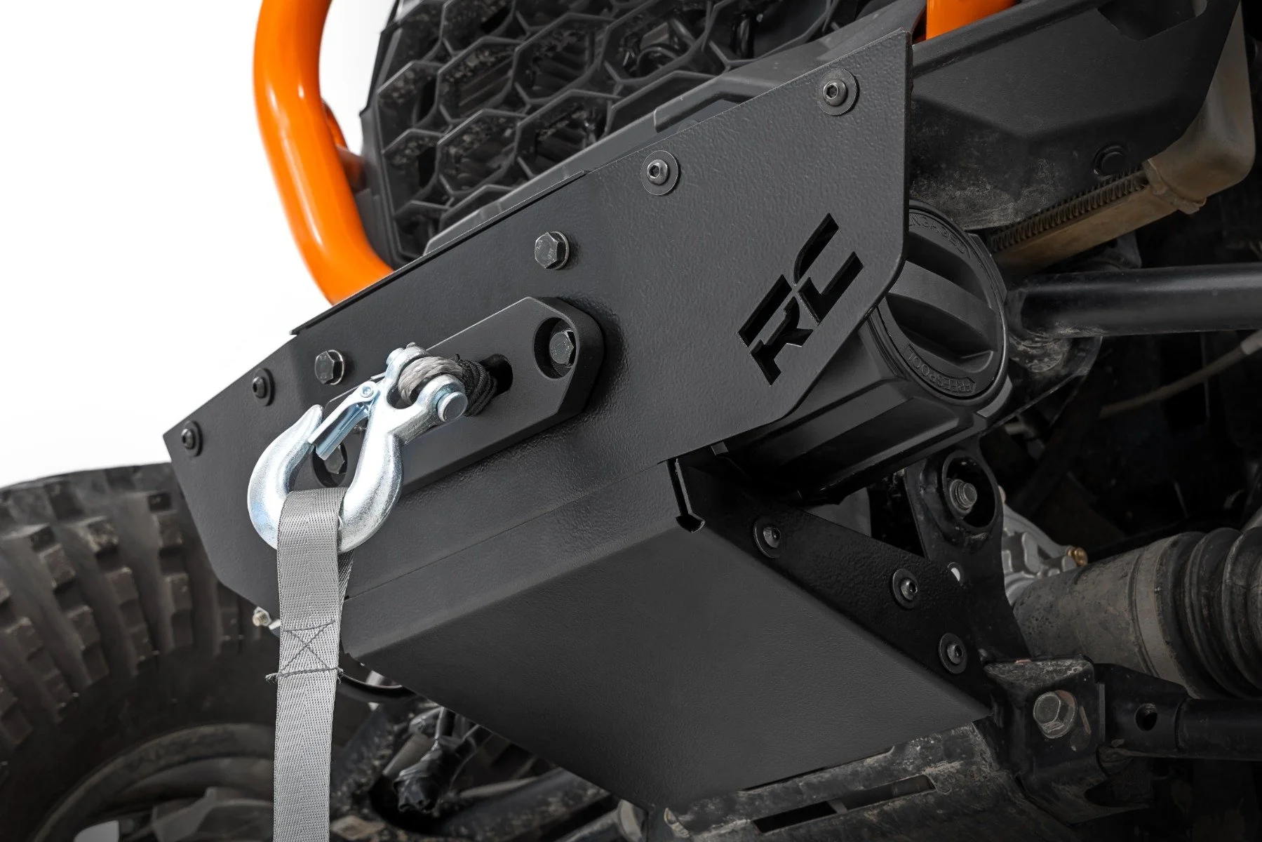 Rough Country Winch Mount | Front | RS4500S | Polaris RZR XP1000-4 (2024) 93205 - Image 5
