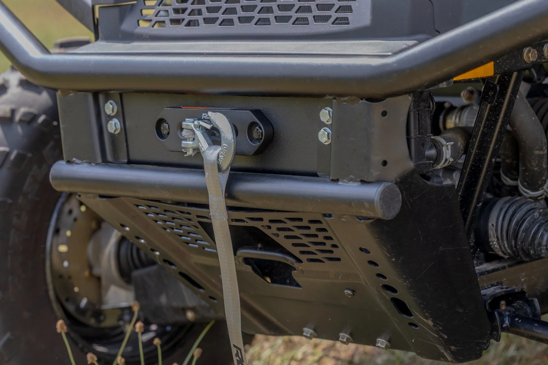 Rough Country Winch Mount | Non-Pro Fit Cage | for Polaris 570 Ranger 92096 - Image 5