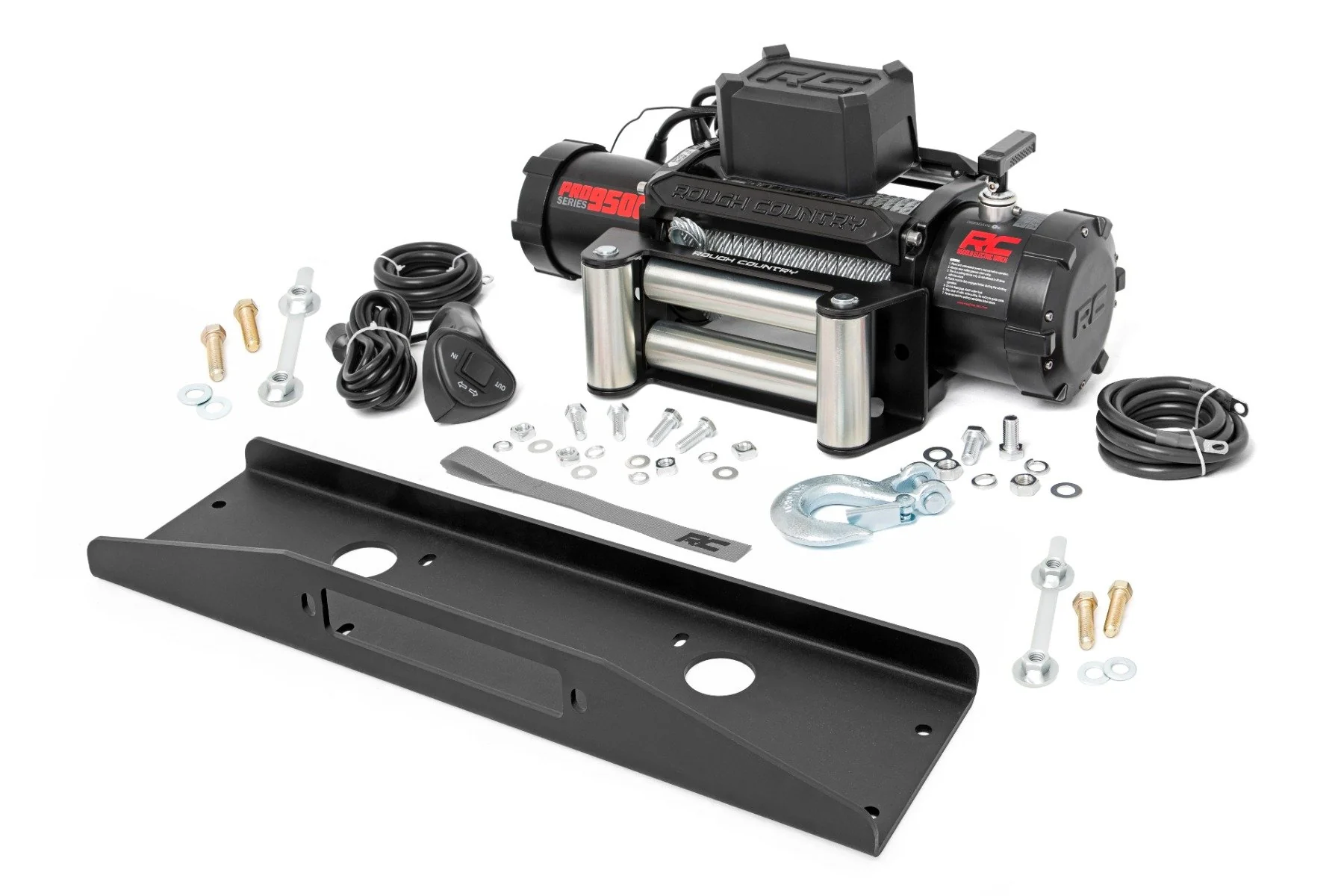 Winch Plate PRO9500 Mahindra Roxor 4WD 2018-2021 92072 - Image 2