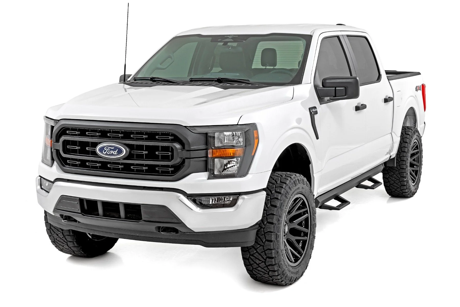 Rough Country Nerf Steps Cab Length Crew Cab Chevy/GMC 1500 07-18 51141 - Image 2