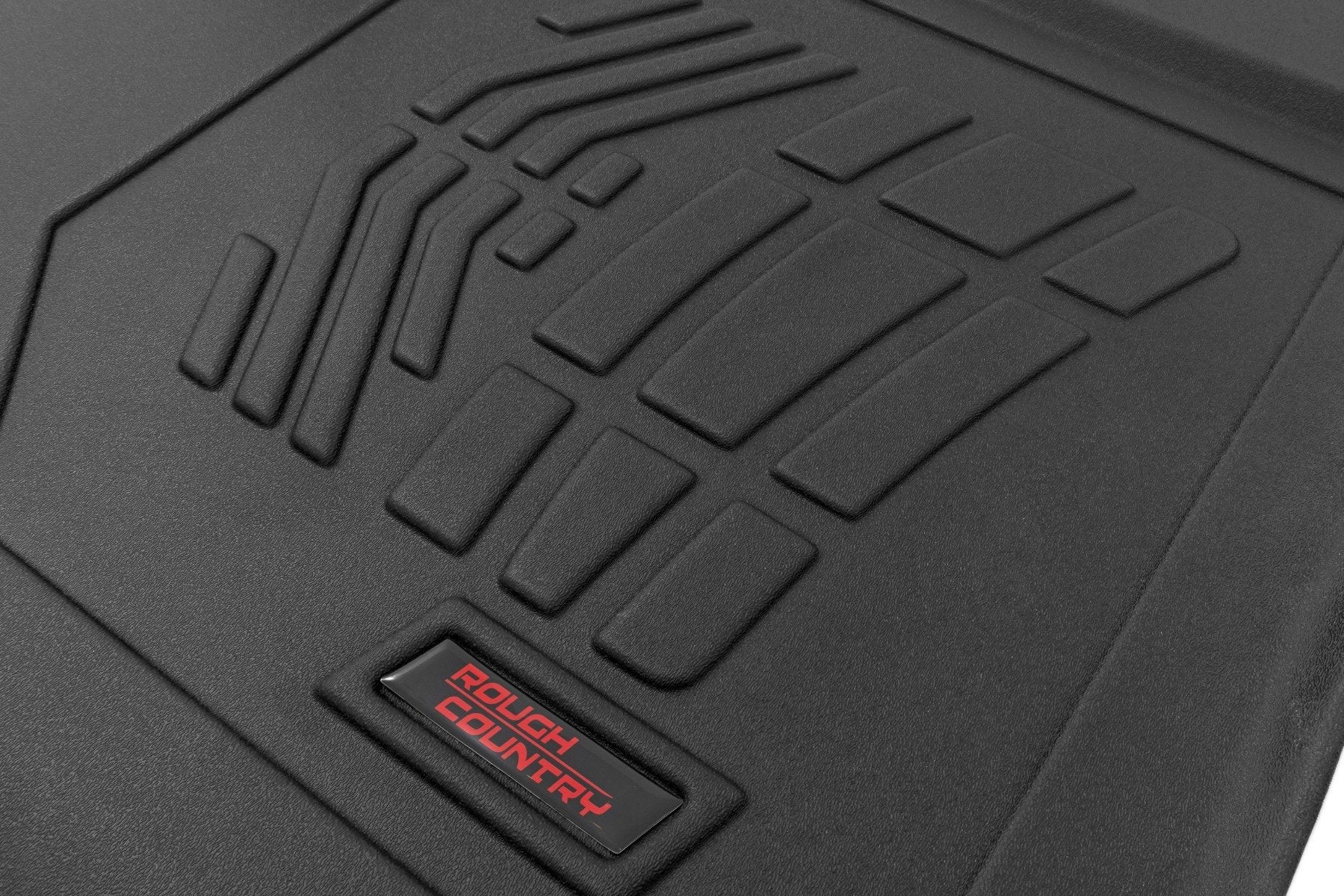 Rough Country Floor Mats FR & RR OV Hump Crew wo Underseat Storage GM 1500/2500HD/3500HD 19-23 SM21613 - Image 2