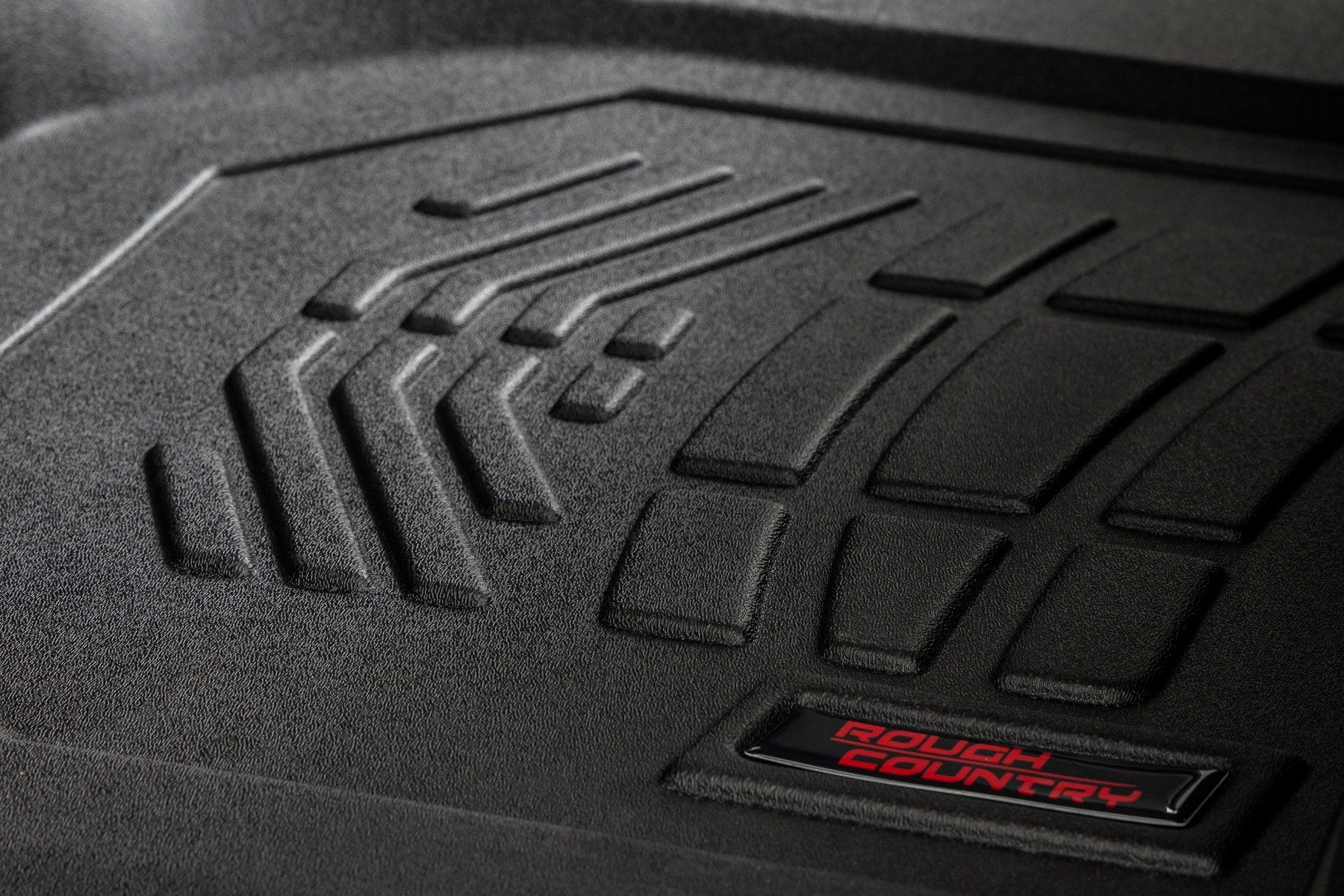 Rough Country Floor Mats FR & RR OV Hump Crew wo Underseat Storage GM 1500/2500HD/3500HD 19-23 SM21613 - Image 3