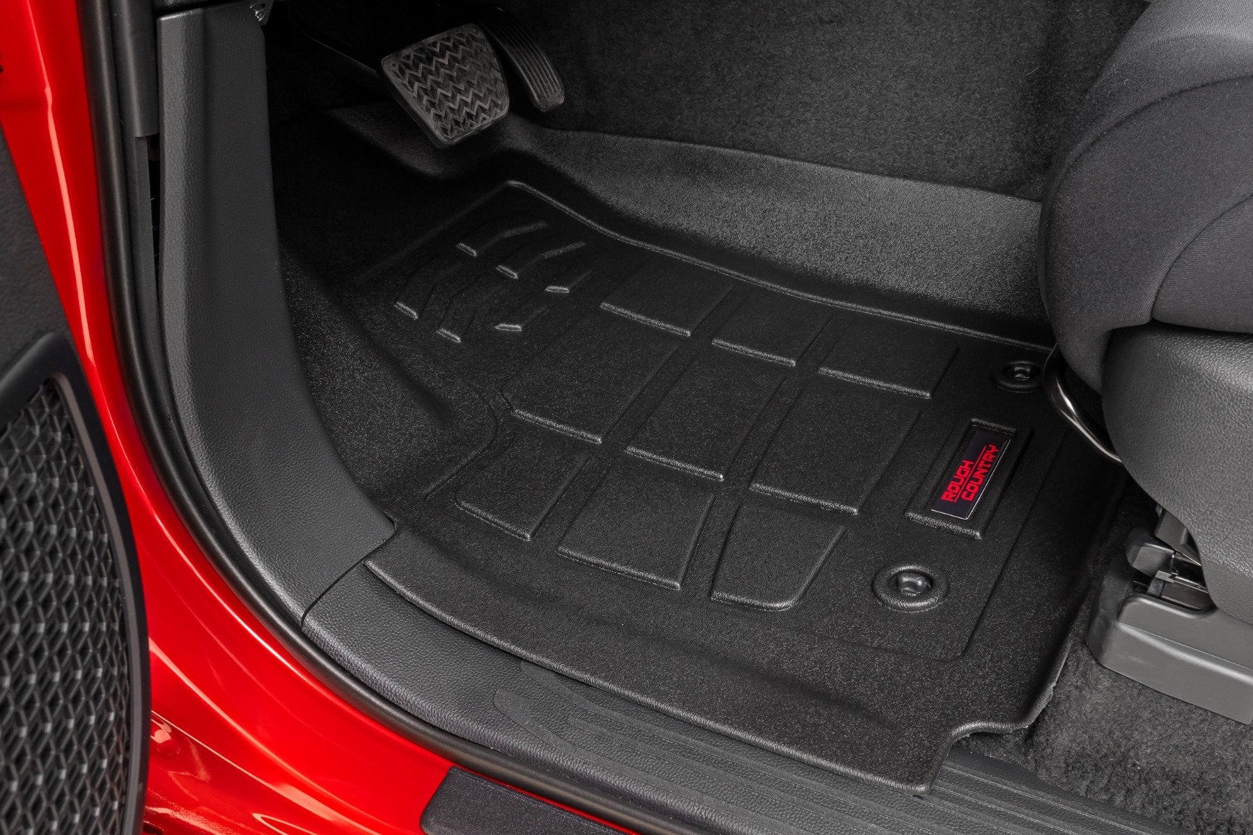 Sure-Fit Floor Mats | Front | Double Cab | for Toyota Tacoma TRD Pro 2024 SM71223A - Image 2